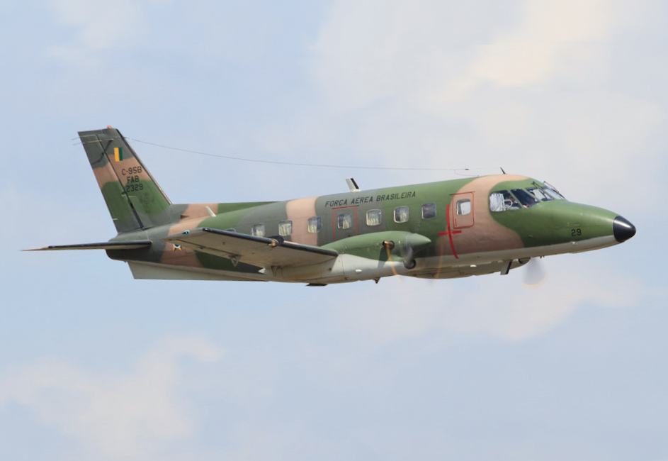 Embraer EMB 110 Bandeirante aircraft photograph