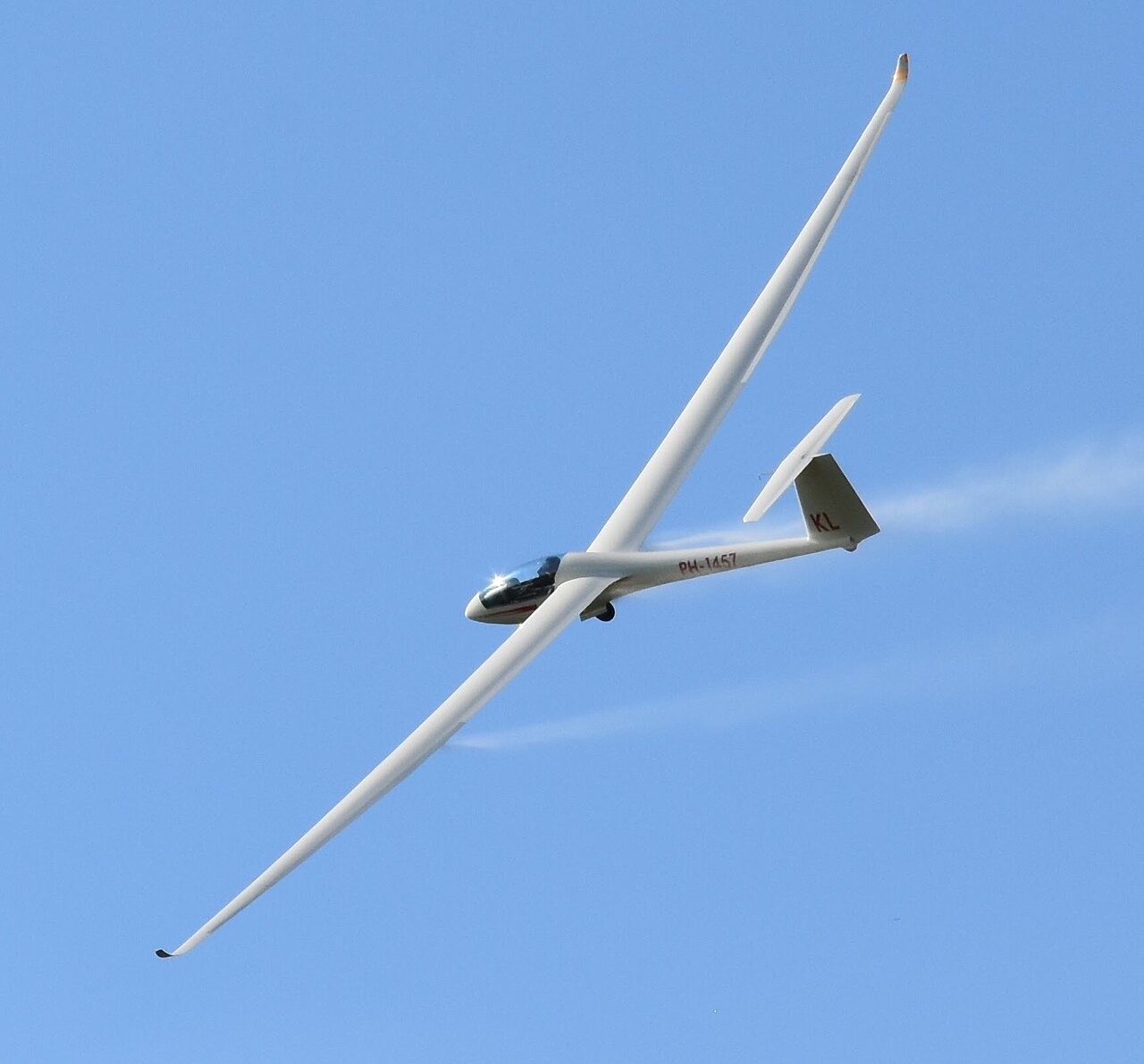LS8 Glider aircraft photograph