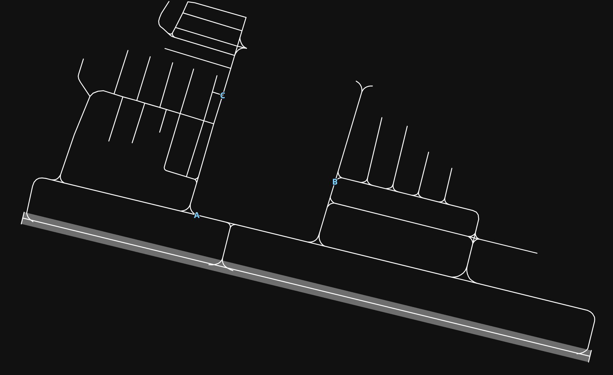 0S9 Jefferson Co Intl airport diagram — runways, taxiways and parking stands