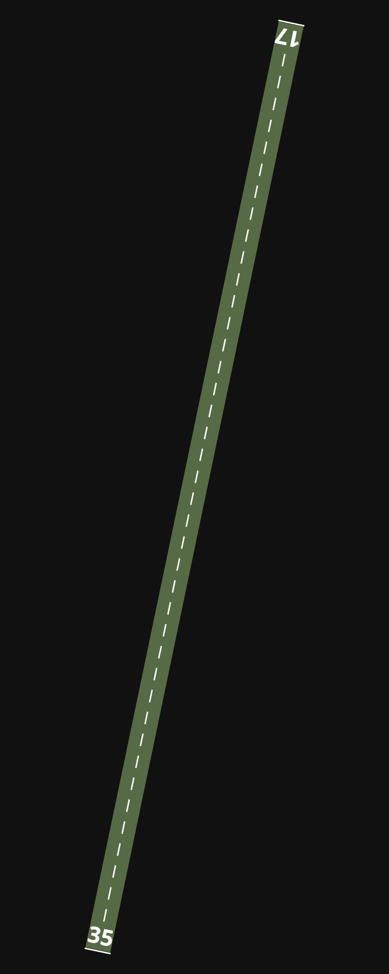 3U2 Johnson Creek Airport airport diagram — runways, taxiways and parking stands