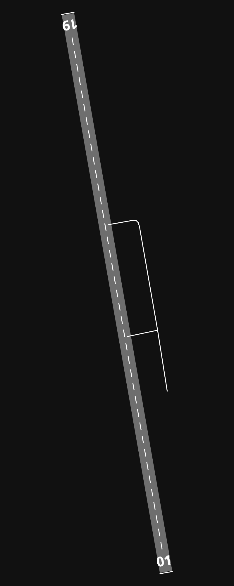 4V8 Deerfield Valley Regional Airport airport diagram — runways, taxiways and parking stands