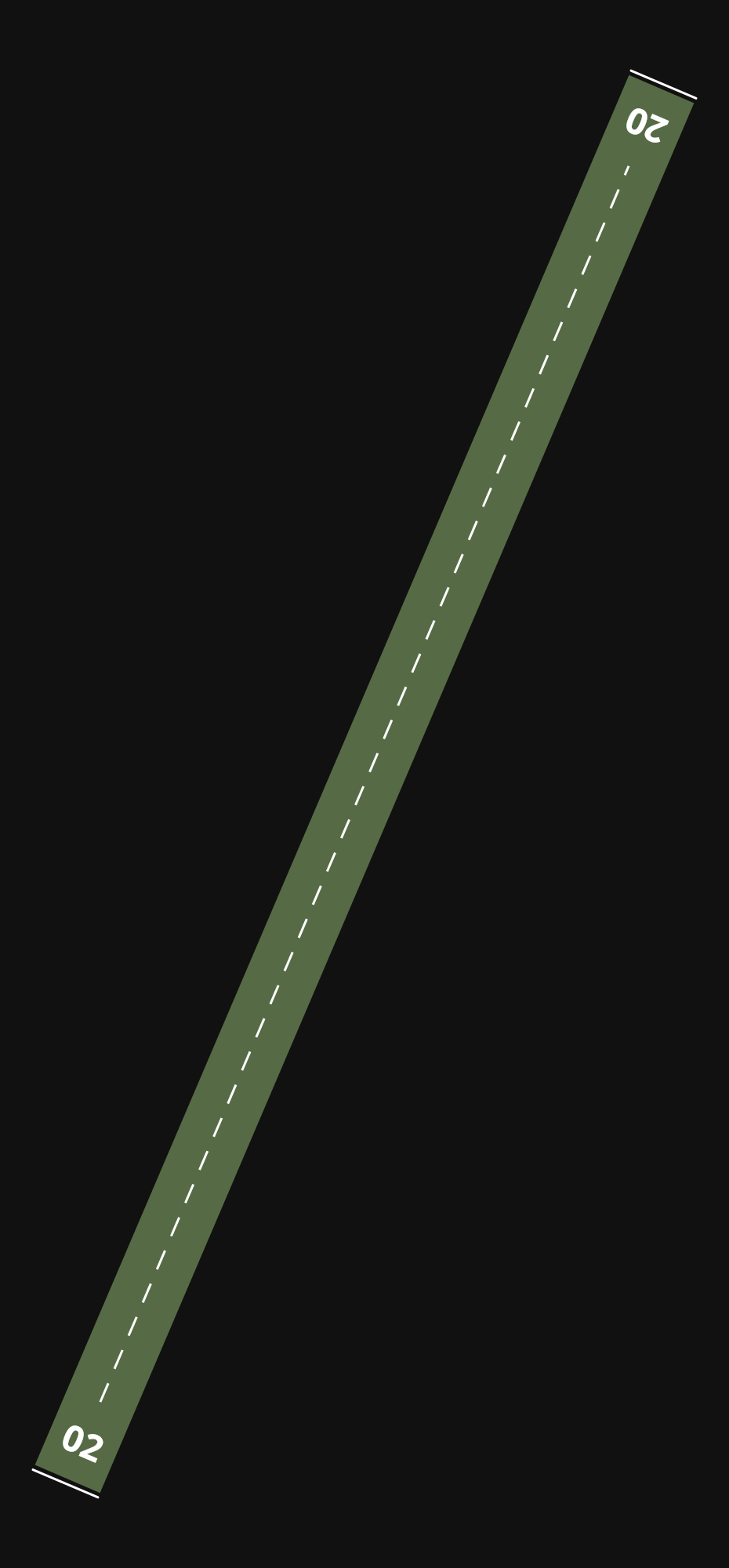 AYGH Guhu Airstrip airport diagram — runways, taxiways and parking stands