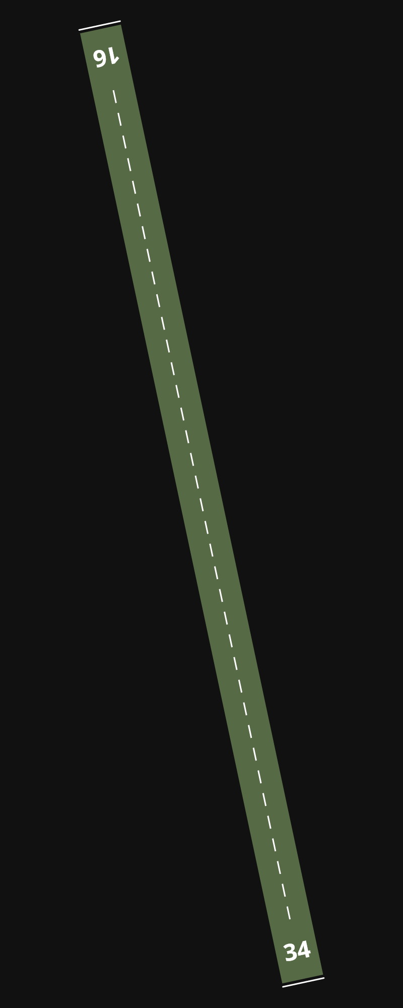 AYGW Guwasa Airport airport diagram — runways, taxiways and parking stands