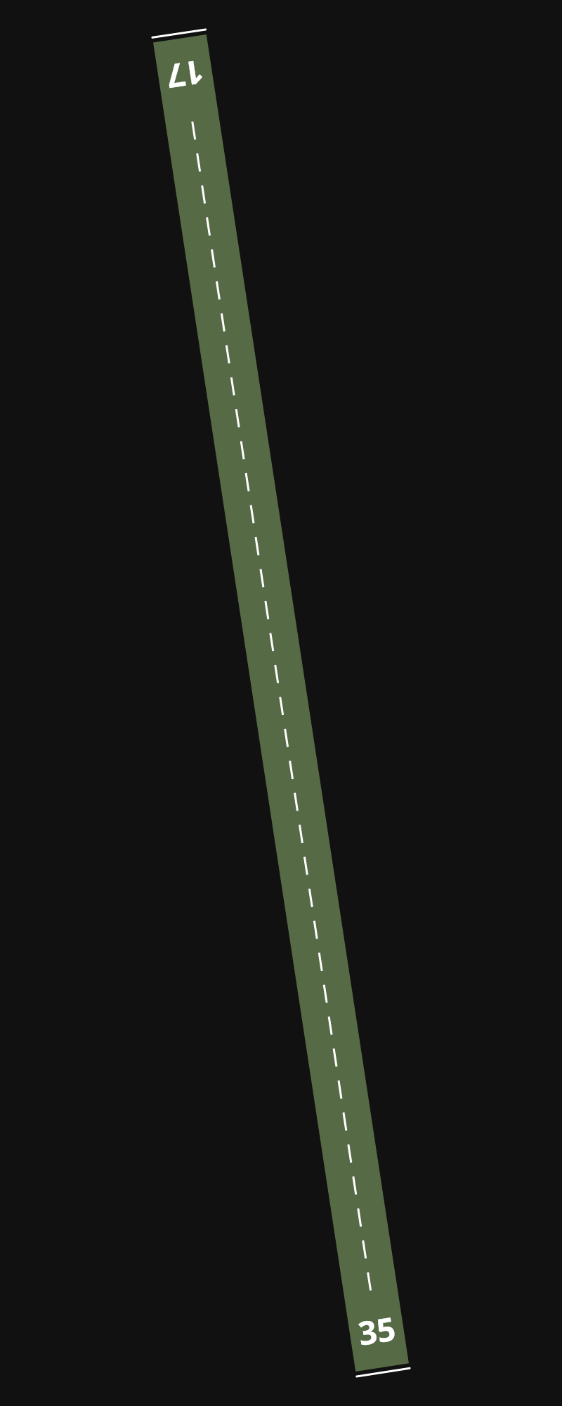 AYHX Herowena Airstrip airport diagram — runways, taxiways and parking stands