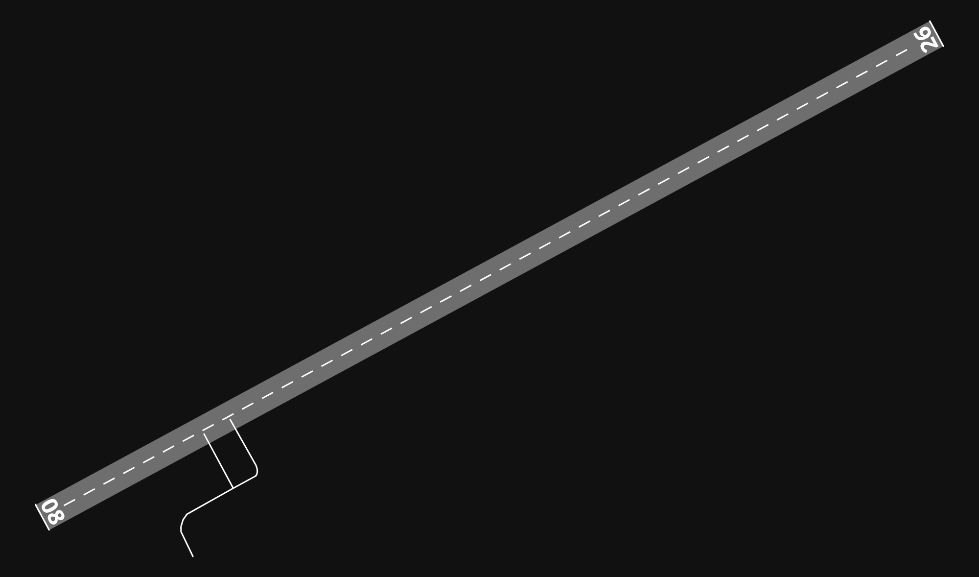 BIIS Ísafjörður Airport airport diagram — runways, taxiways and parking stands