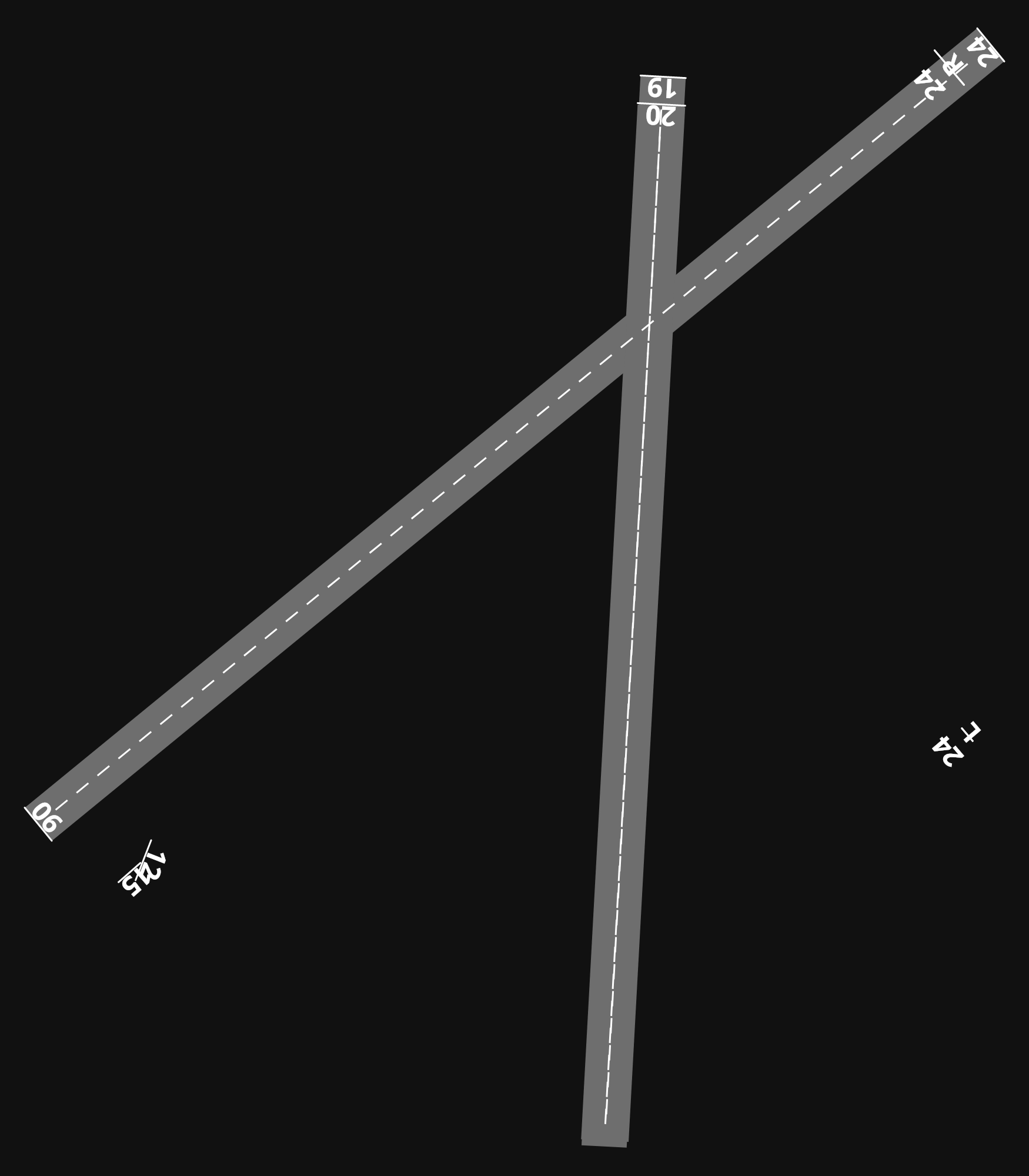 CGAS Brooklyn CGAS airport diagram — runways, taxiways and parking stands