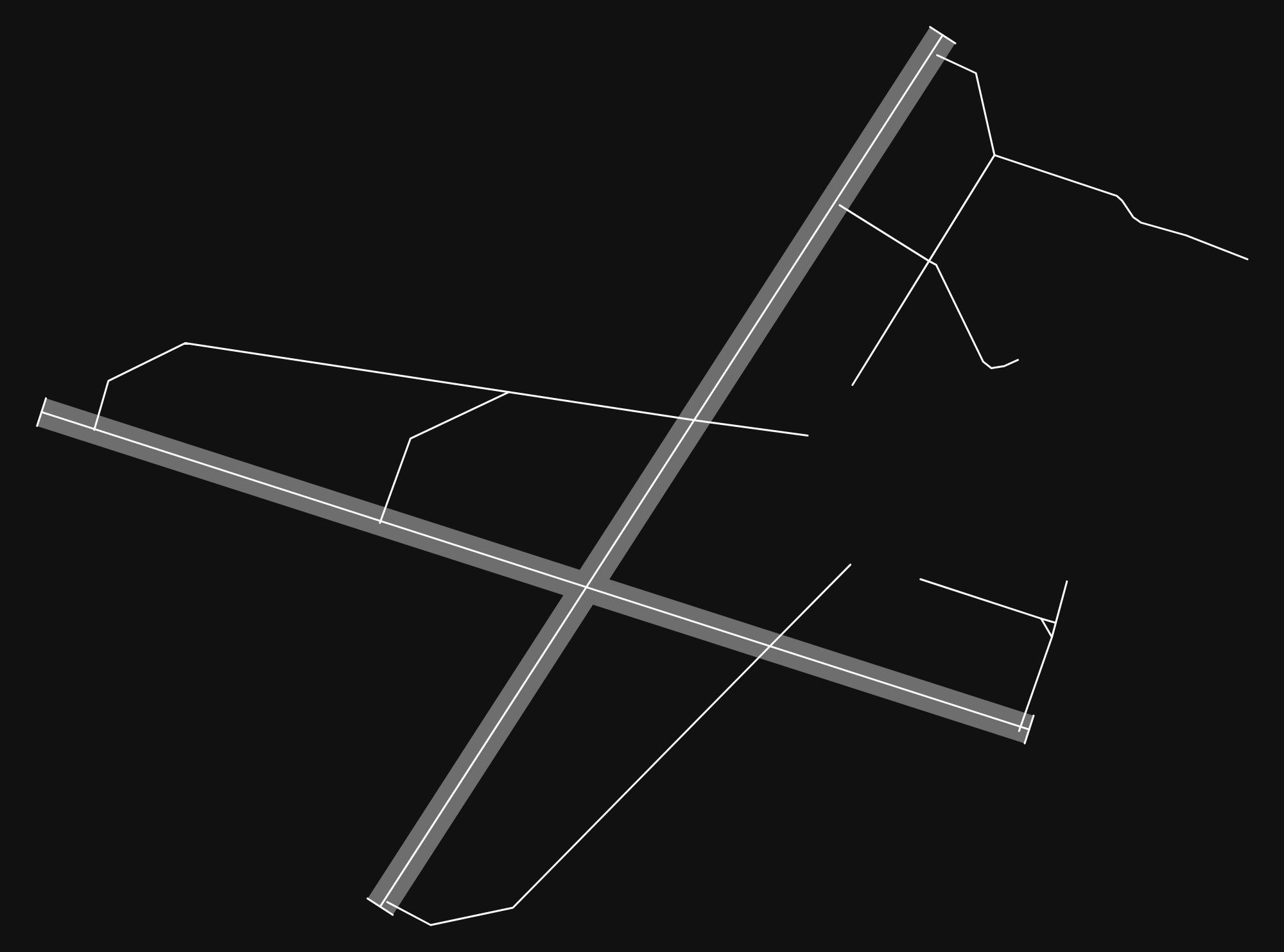 CYAM Sault Ste Marie airport diagram — runways, taxiways and parking stands