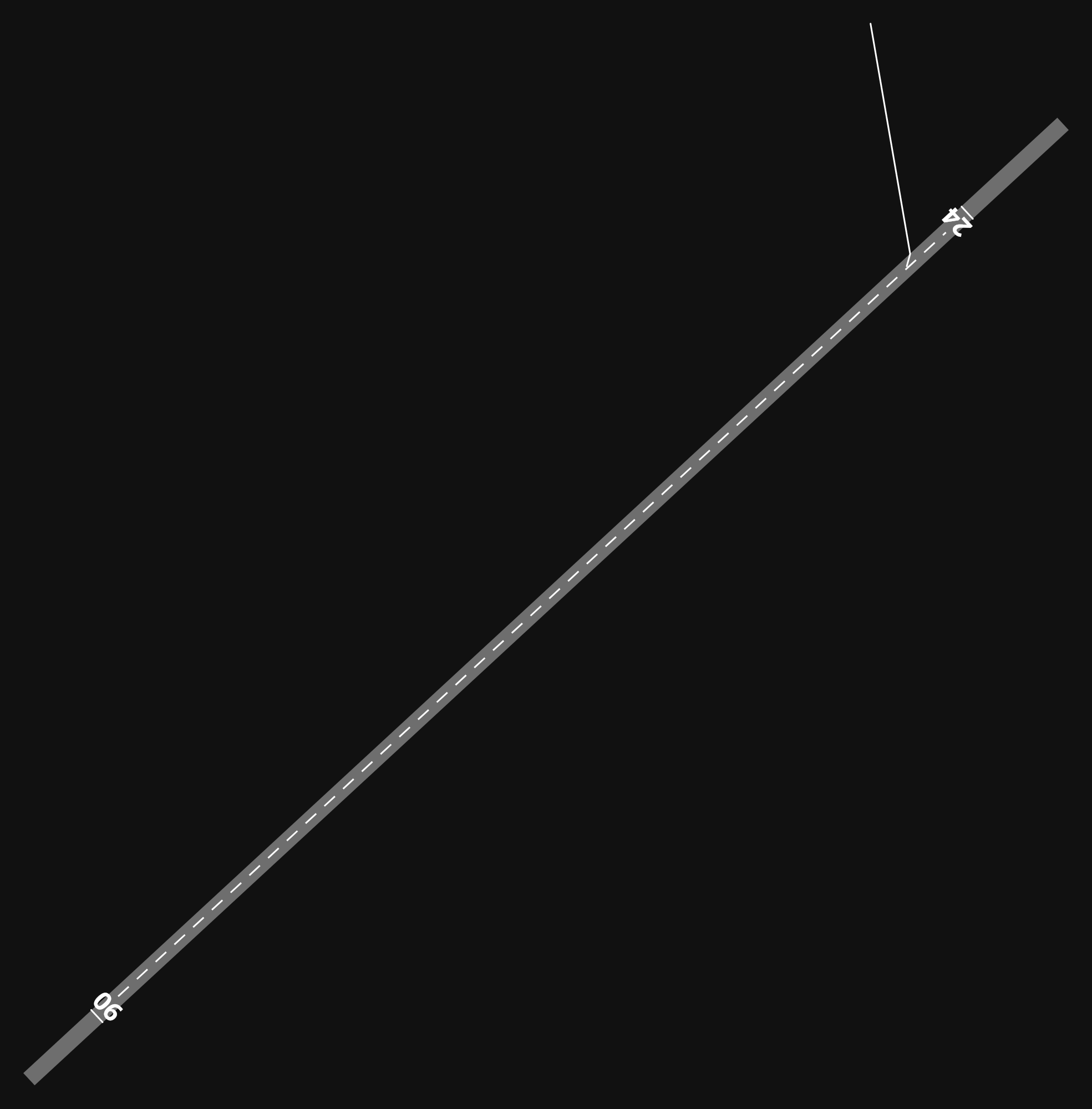 CYCK Chatham-Kent airport diagram — runways, taxiways and parking stands