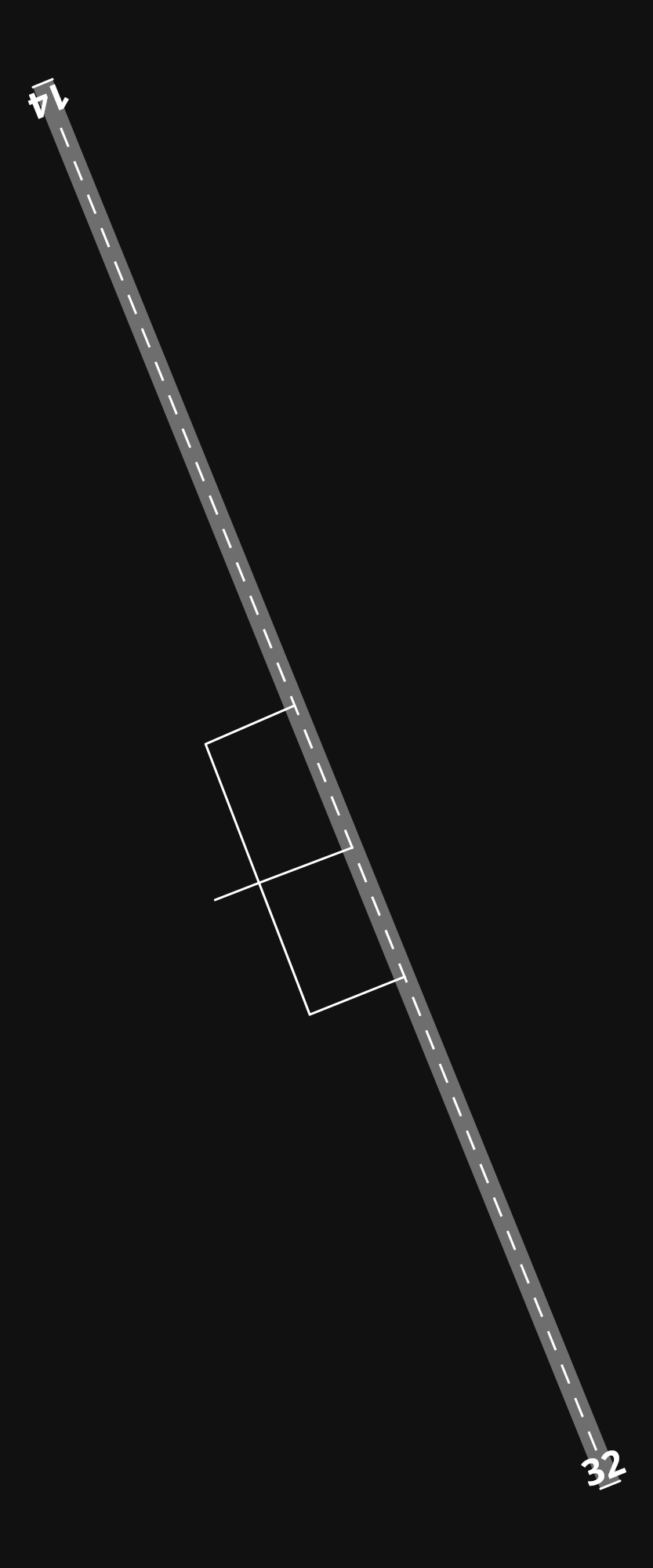 CYGE Golden Airport airport diagram — runways, taxiways and parking stands