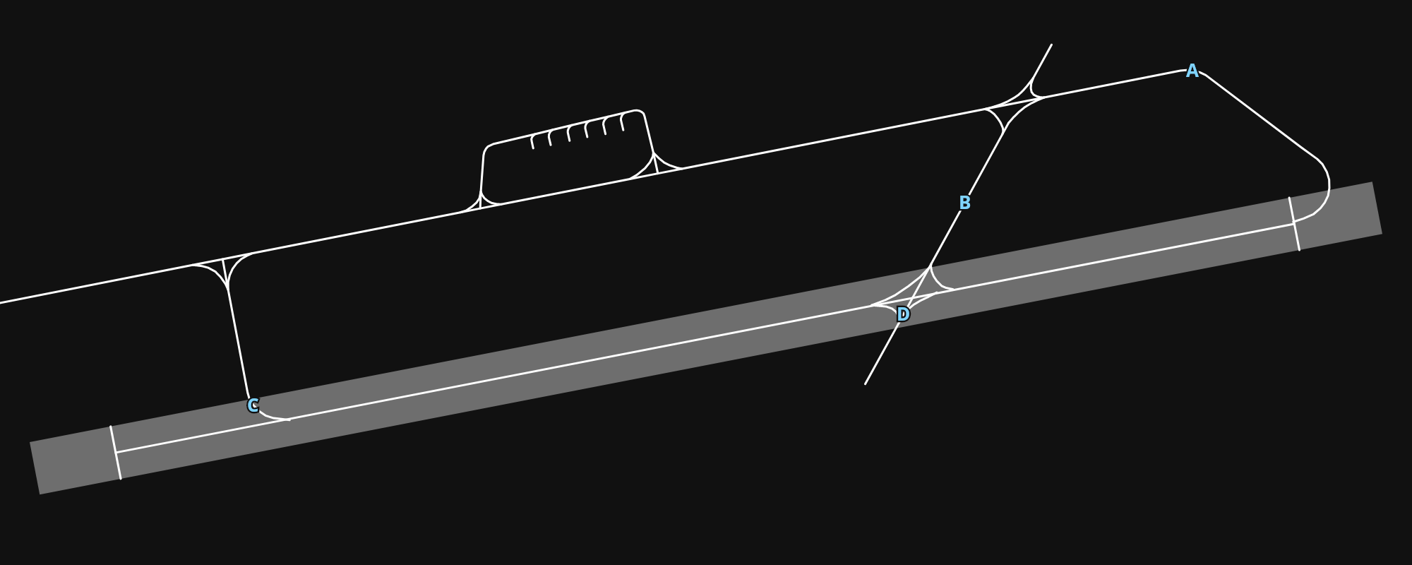 CYRO Rockcliffe airport diagram — runways, taxiways and parking stands