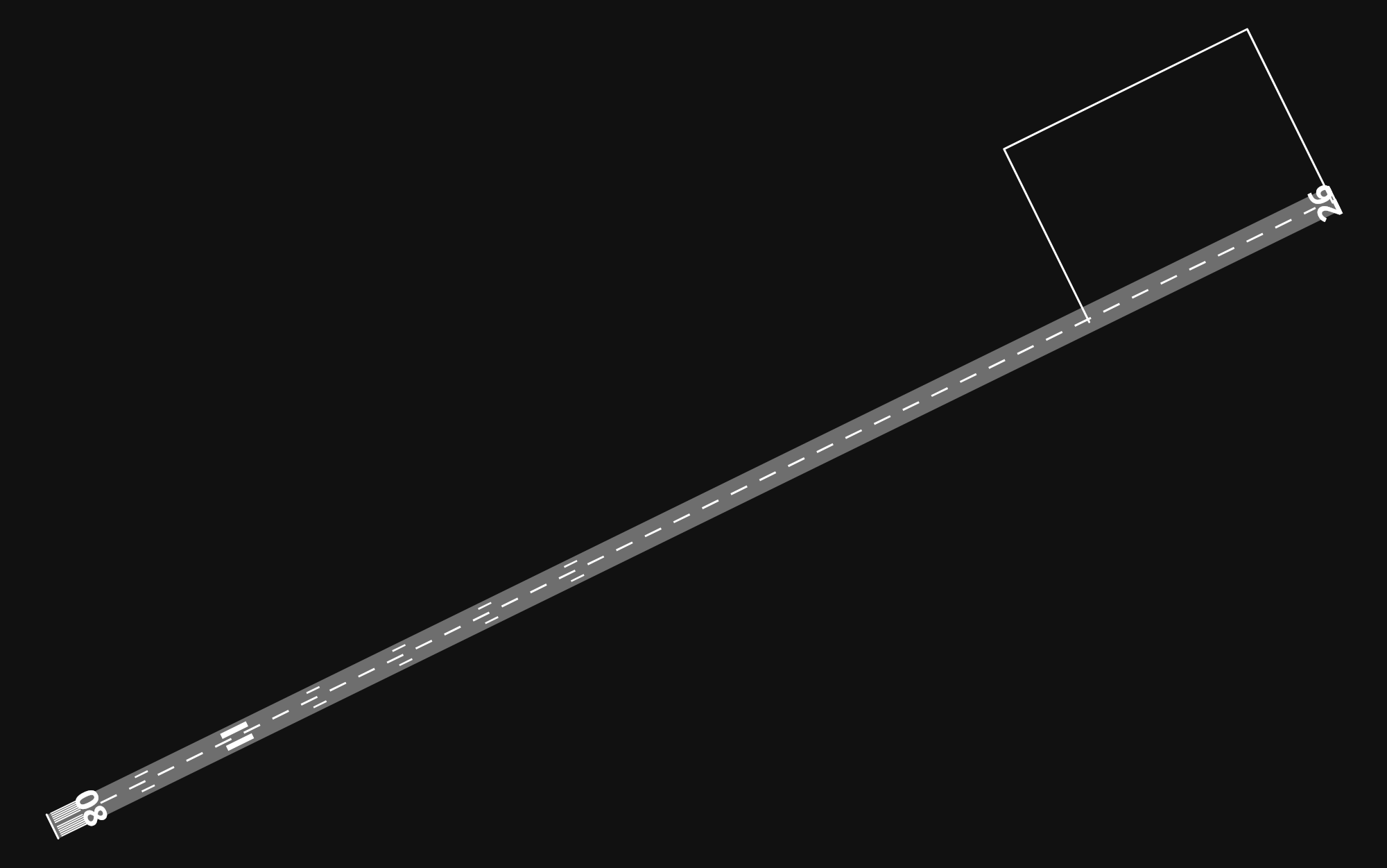 CYUY Rouyn-Noranda airport diagram — runways, taxiways and parking stands