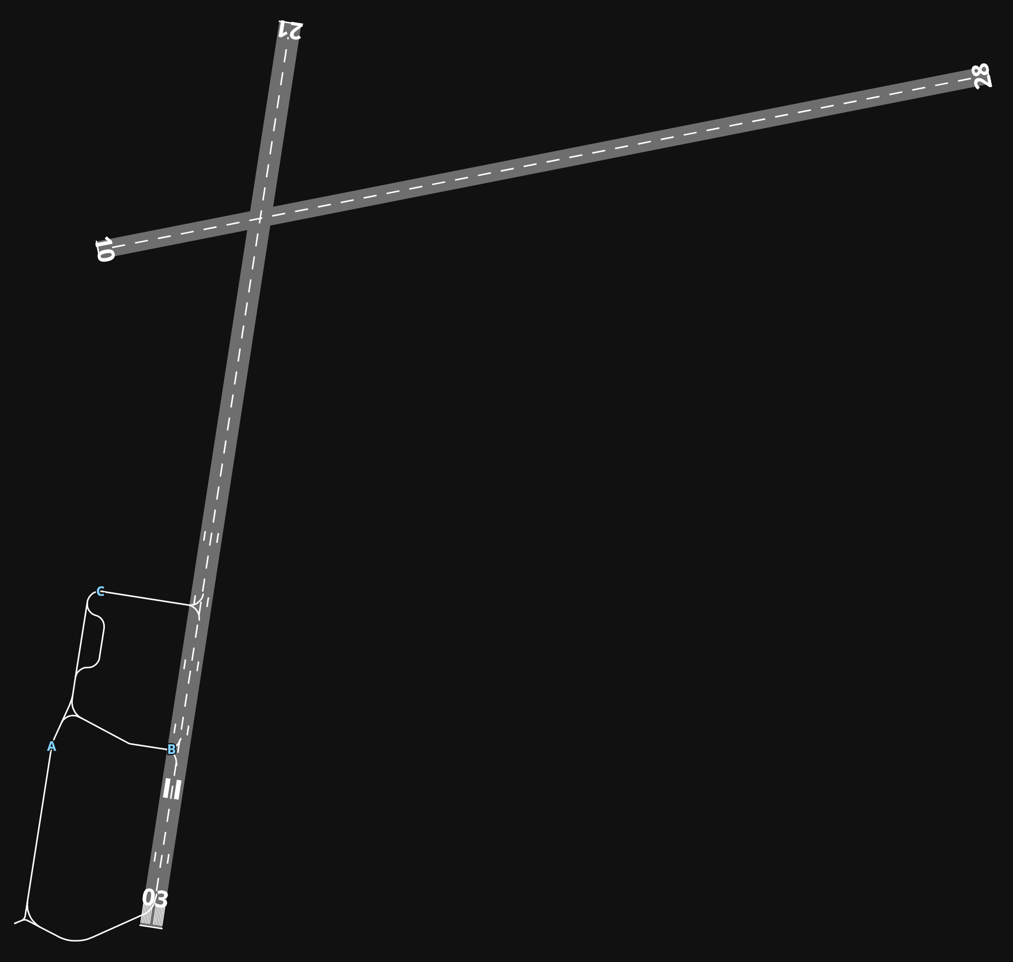 CYYG Charlottetown Airport airport diagram — runways, taxiways and parking stands