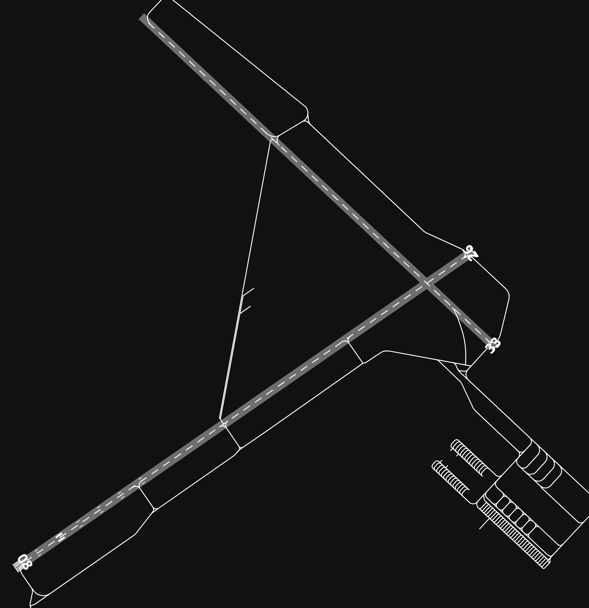 CYYR Goose Bay Airport airport diagram — runways, taxiways and parking stands
