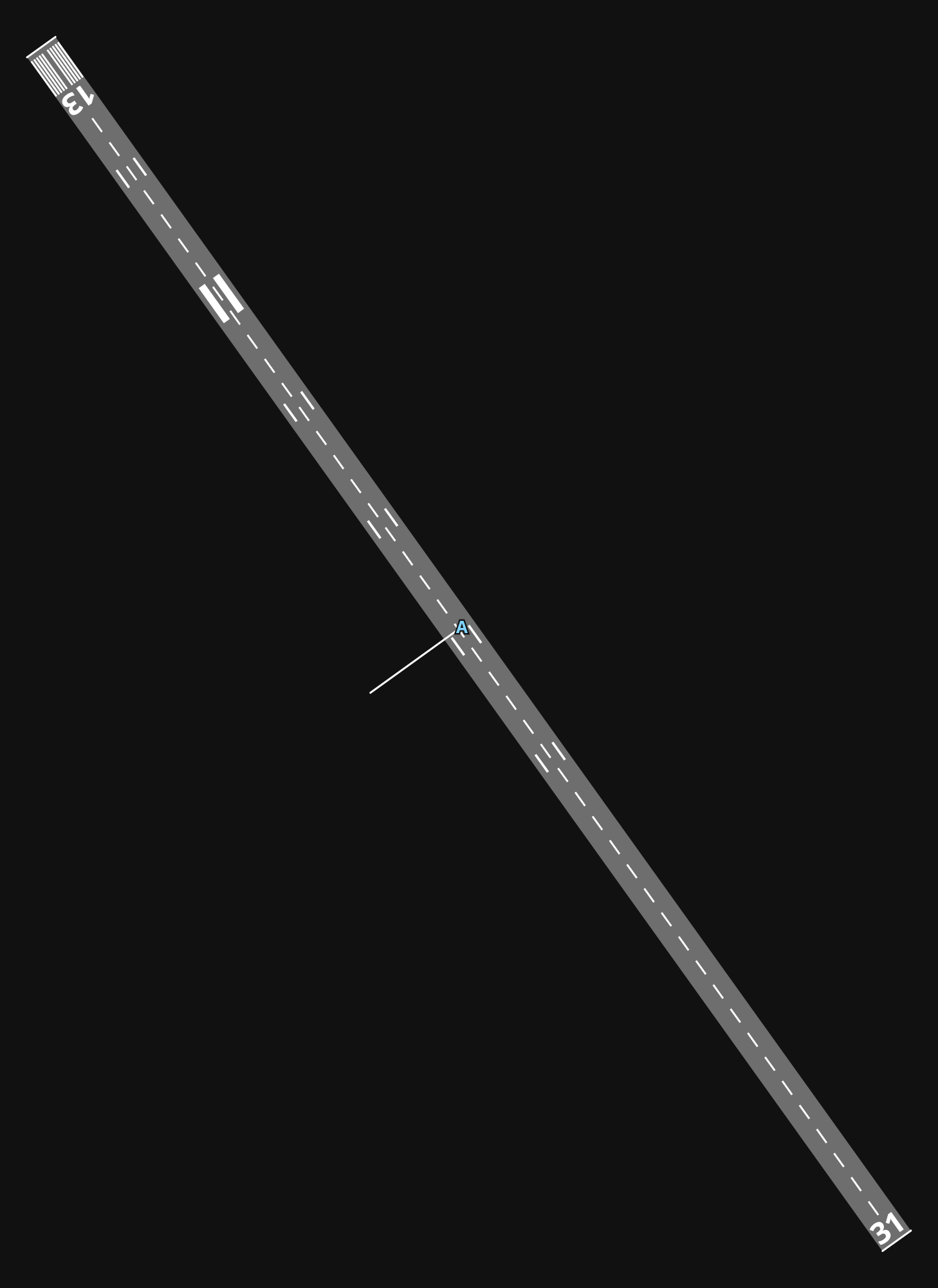 CYZP Sandspit Airport airport diagram — runways, taxiways and parking stands