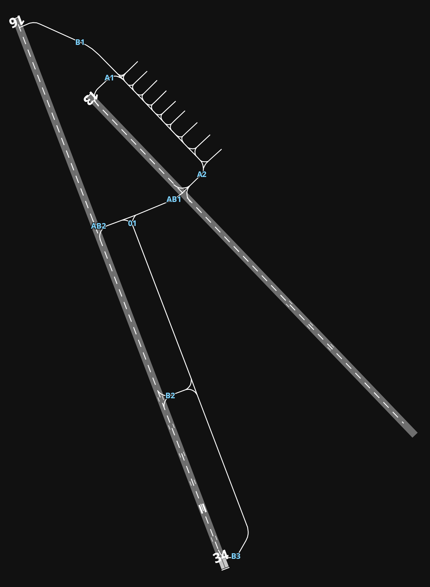 DABC Mohamed Boudiaf International Airport airport diagram — runways, taxiways and parking stands