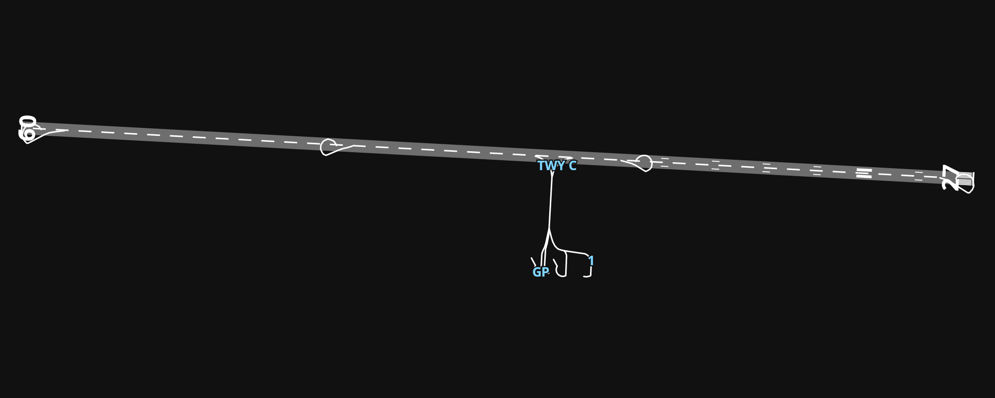 DTKA Tabarka-Aïn Draham International Airport airport diagram — runways, taxiways and parking stands