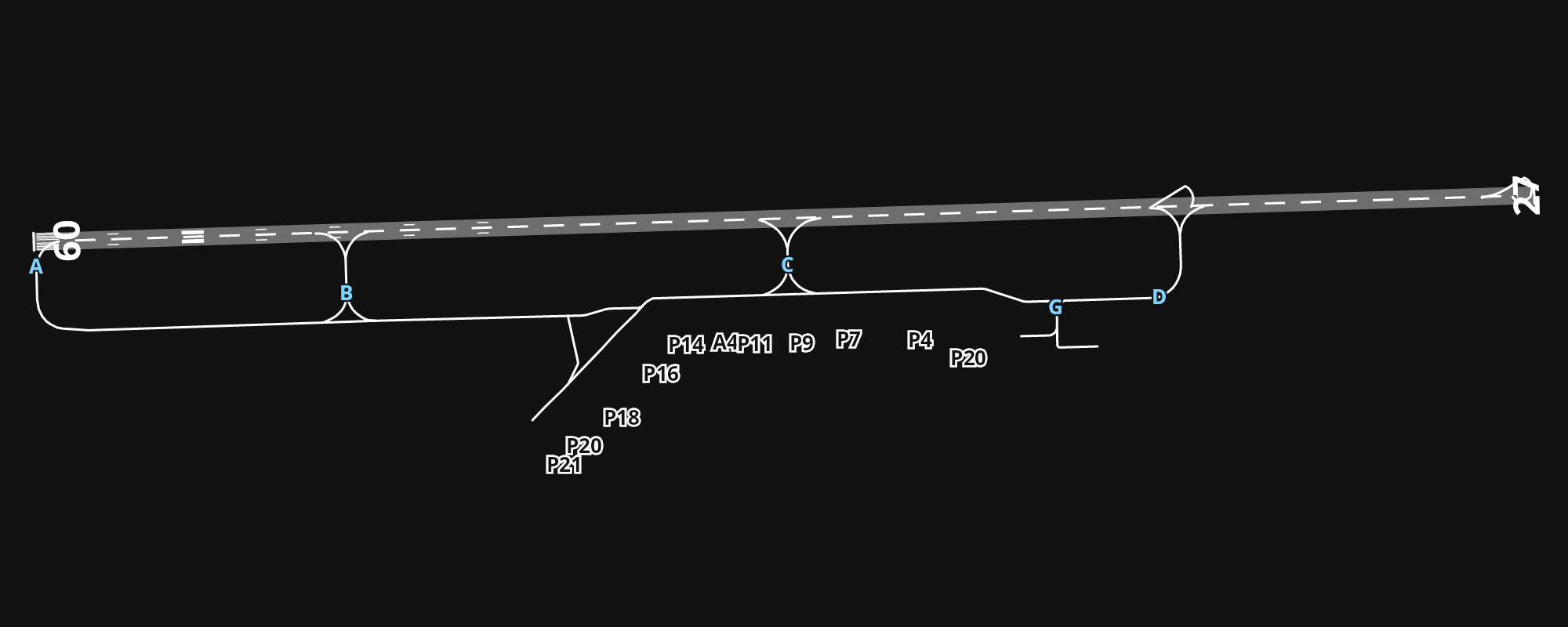 DTTJ Djerba Zarzis International Airport airport diagram — runways, taxiways and parking stands