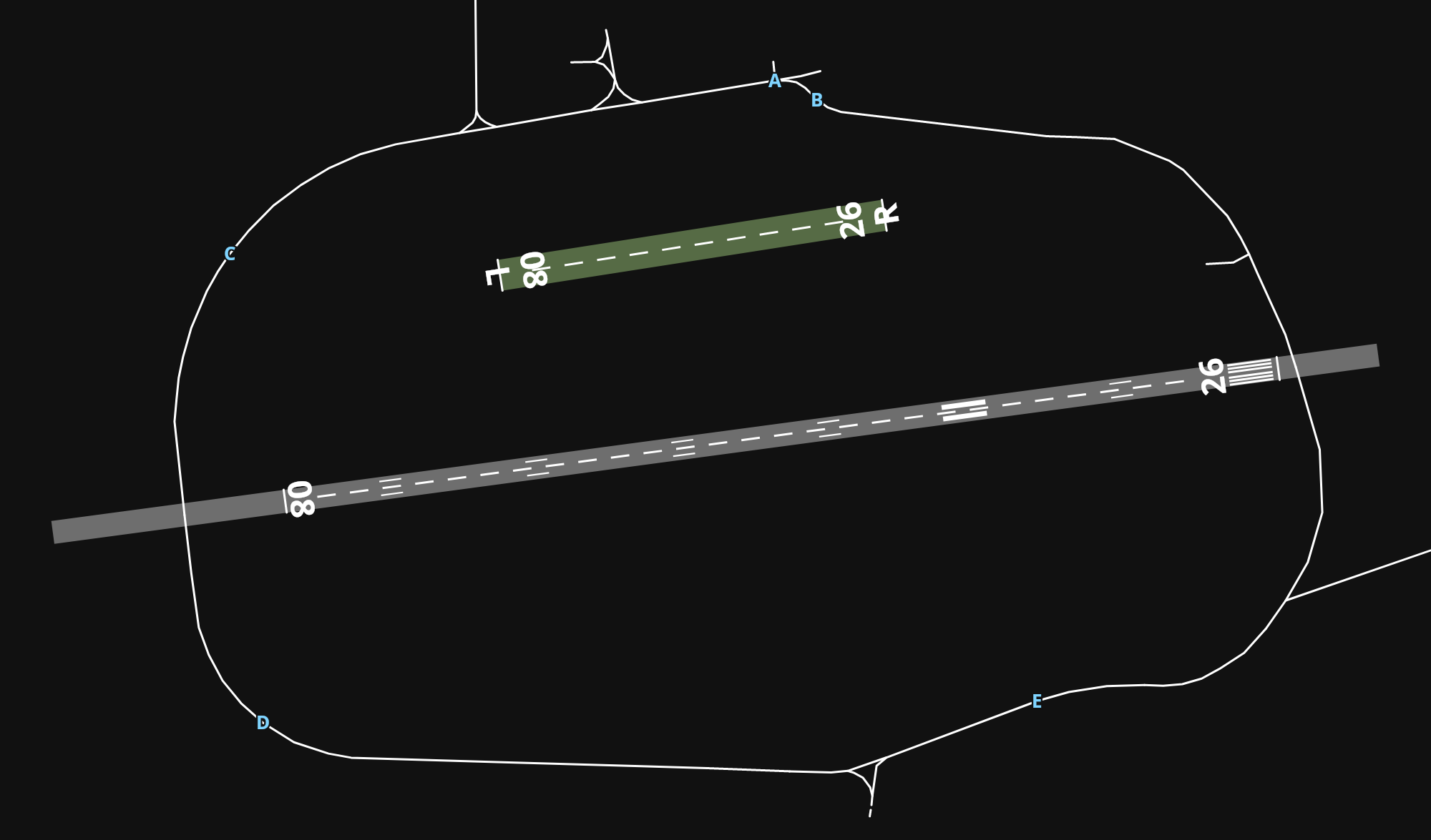 EDHK Kiel-Holtenau Airport airport diagram — runways, taxiways and parking stands