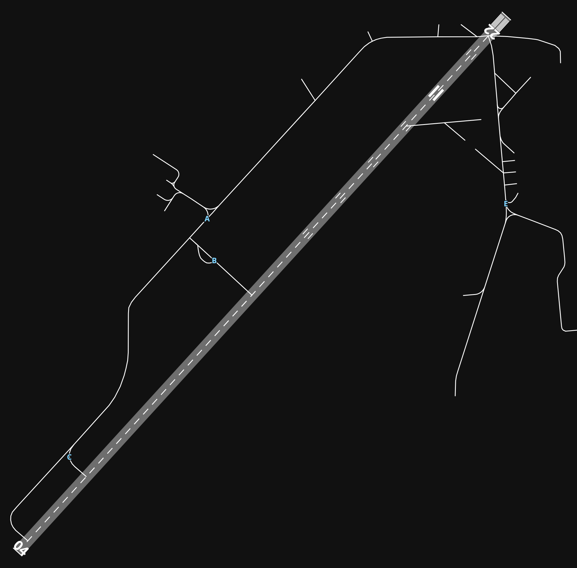 EDMO Oberpfaffenhofen Airport airport diagram — runways, taxiways and parking stands