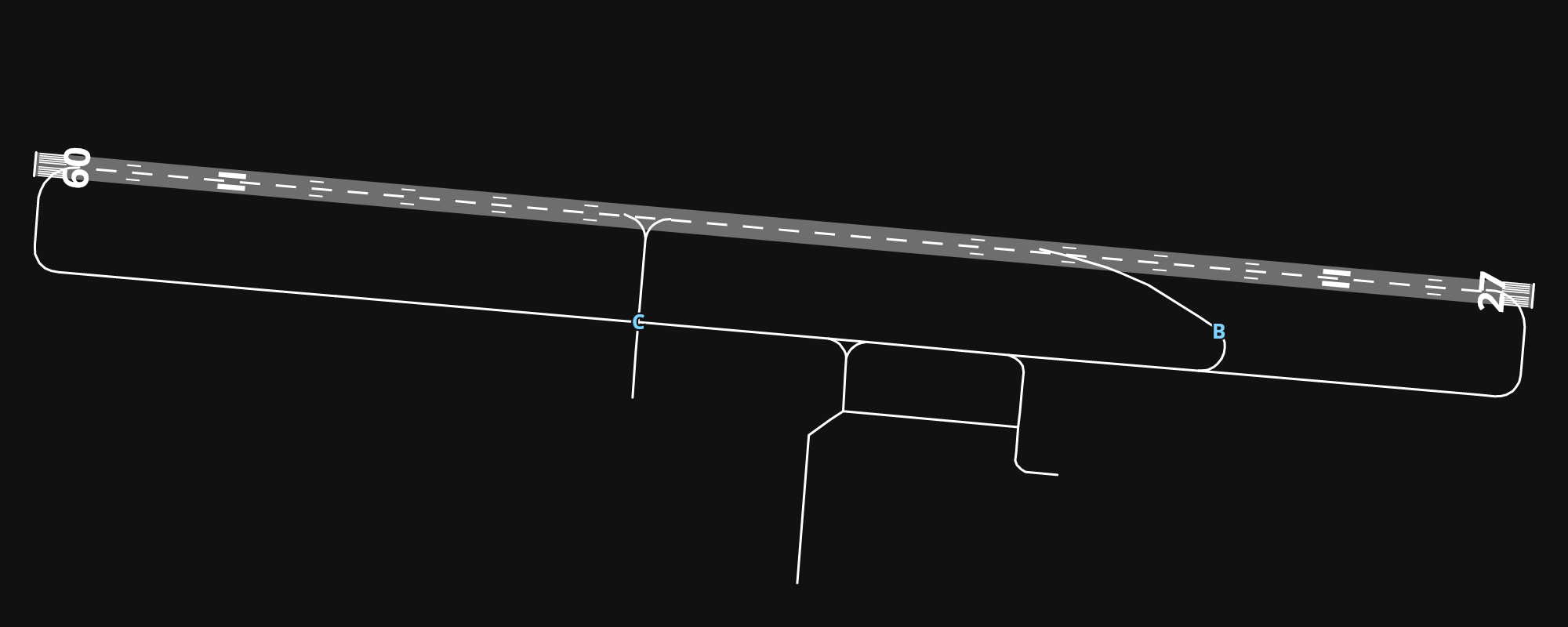 EDVK Kassel Airport airport diagram — runways, taxiways and parking stands