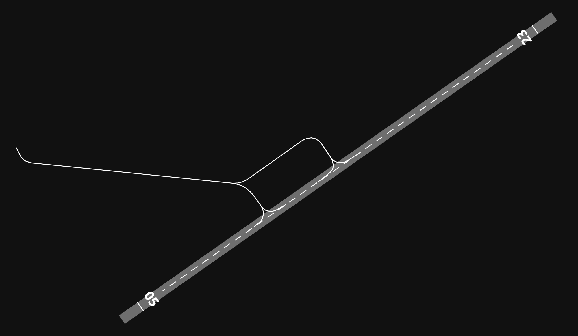 EDWL Langeoog Airport airport diagram — runways, taxiways and parking stands