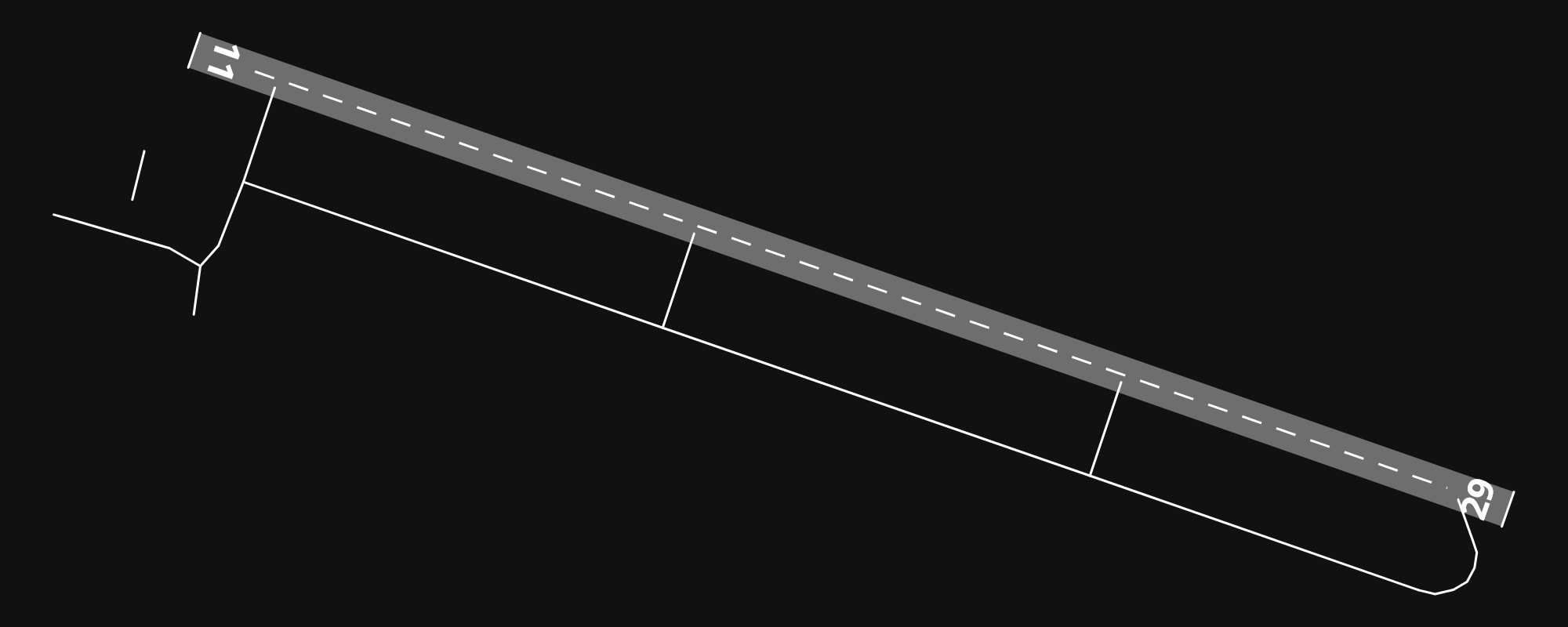 EDXB Heide-Büsum Airport airport diagram — runways, taxiways and parking stands