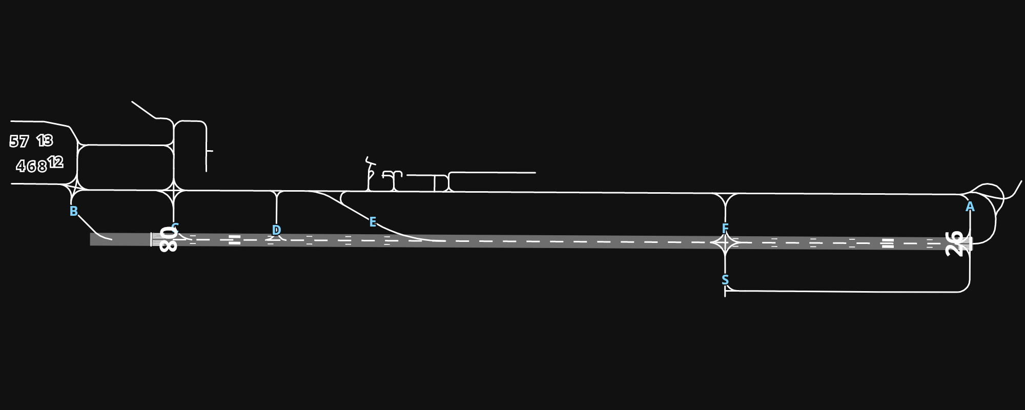 EETN Lennart Meri Tallinn Airport airport diagram — runways, taxiways and parking stands