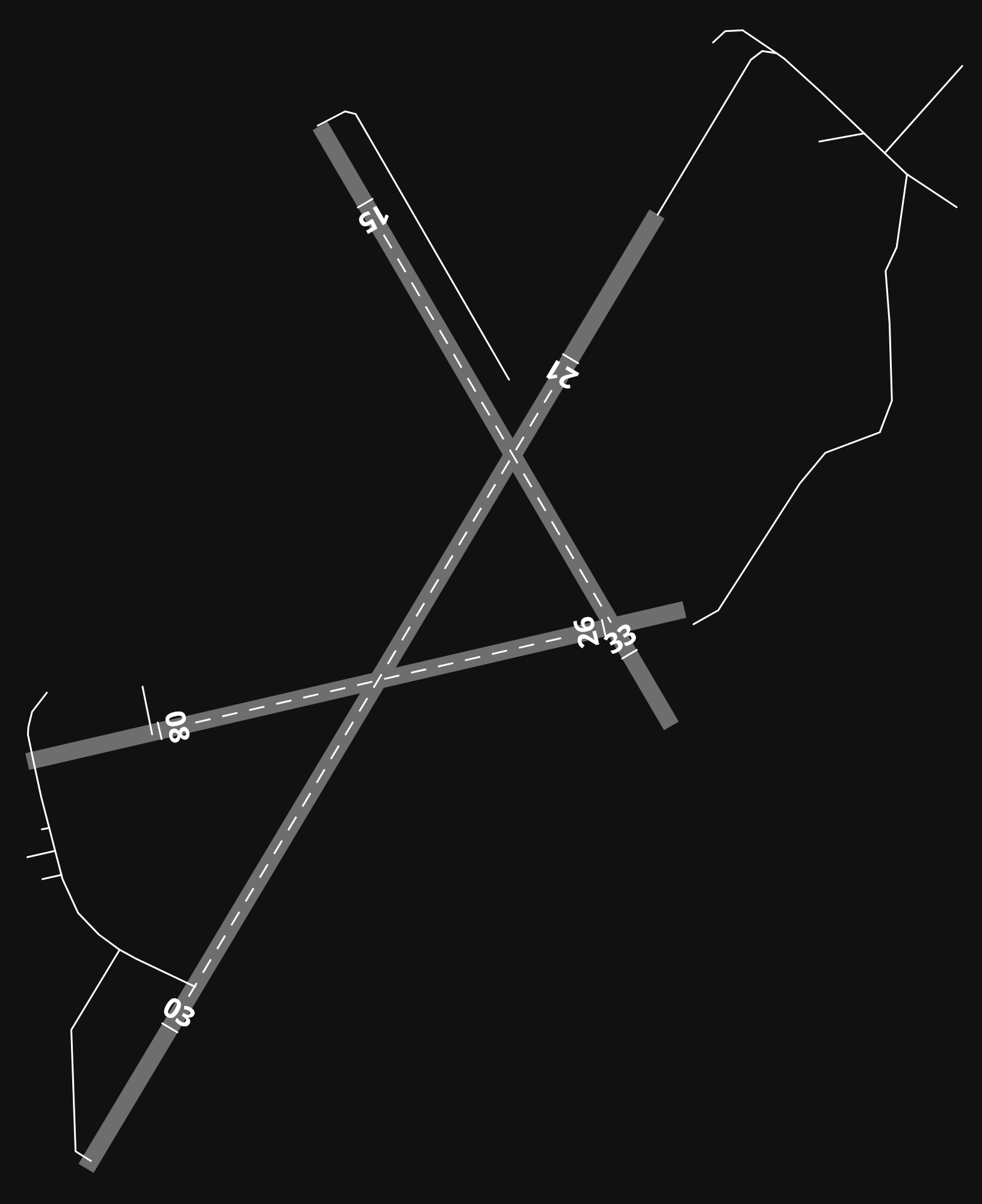 EGAD Newtownards Airport airport diagram — runways, taxiways and parking stands
