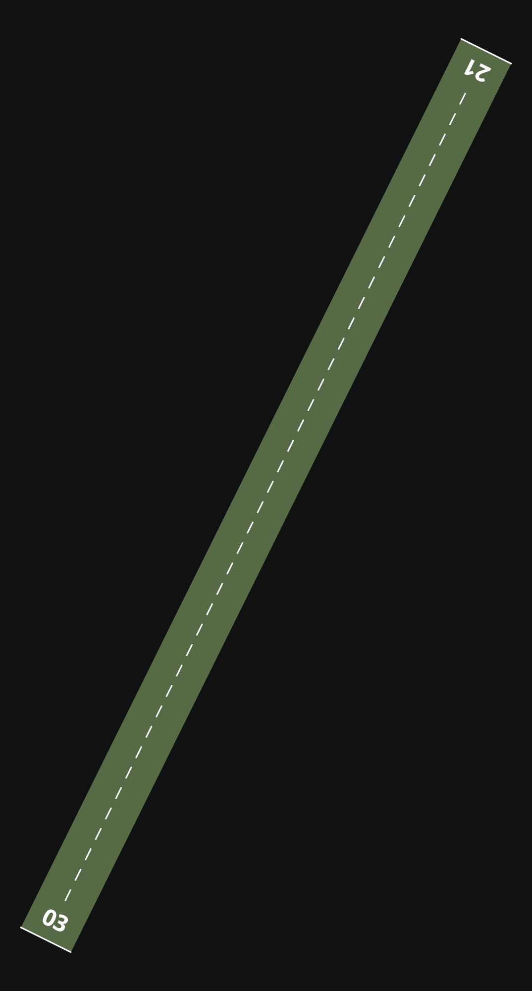 EGAI Yorkshire Gliding Club airport diagram — runways, taxiways and parking stands
