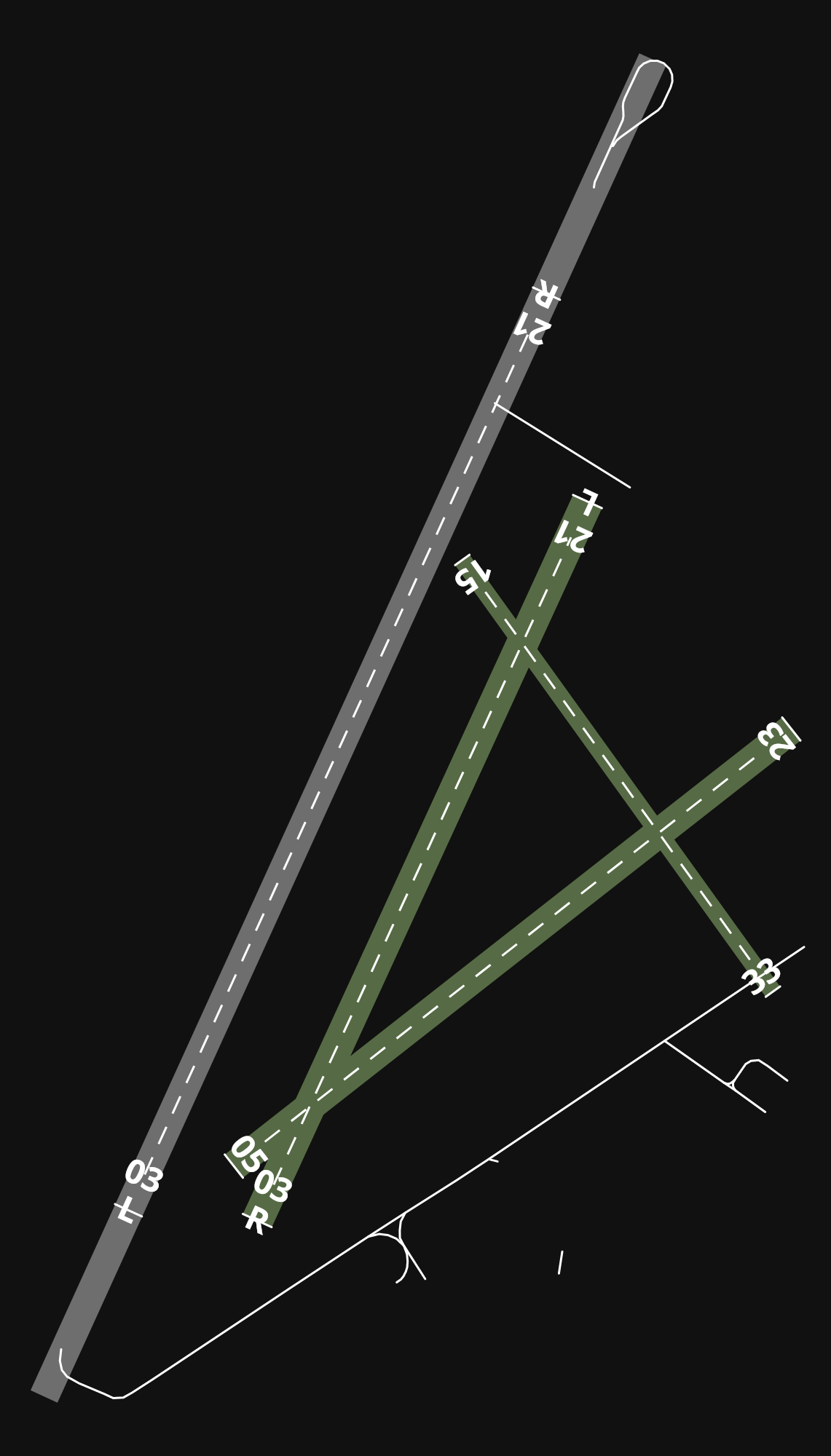 EGBK Sywell Aerodrome airport diagram — runways, taxiways and parking stands