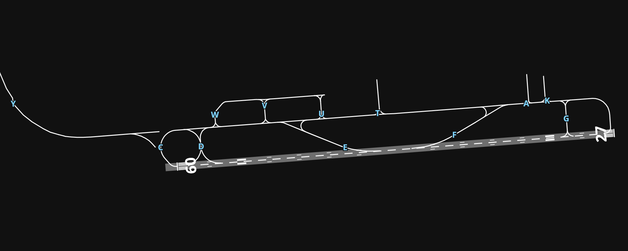 EGGP Liverpool John Lennon Airport airport diagram — runways, taxiways and parking stands