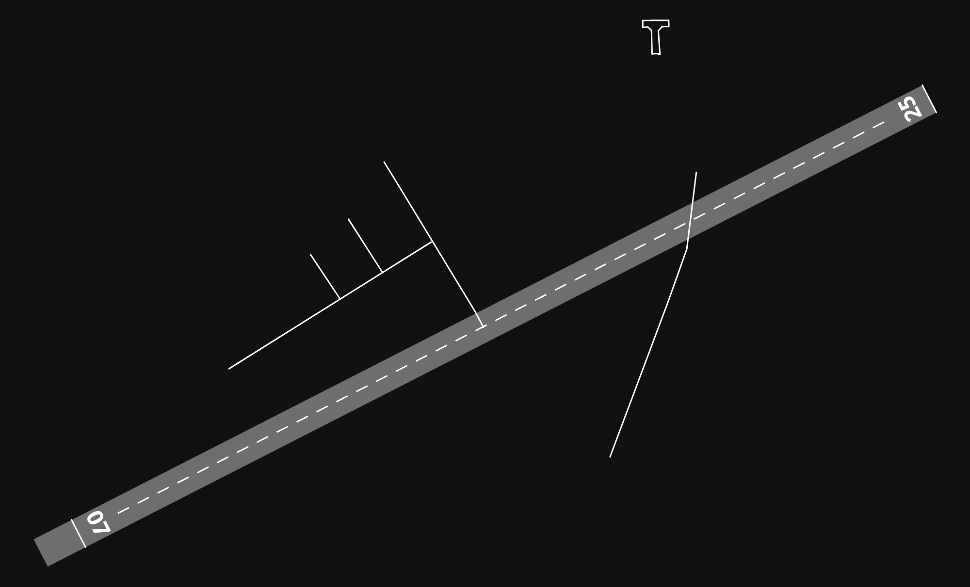 EGHS Henstridge Airfield airport diagram — runways, taxiways and parking stands