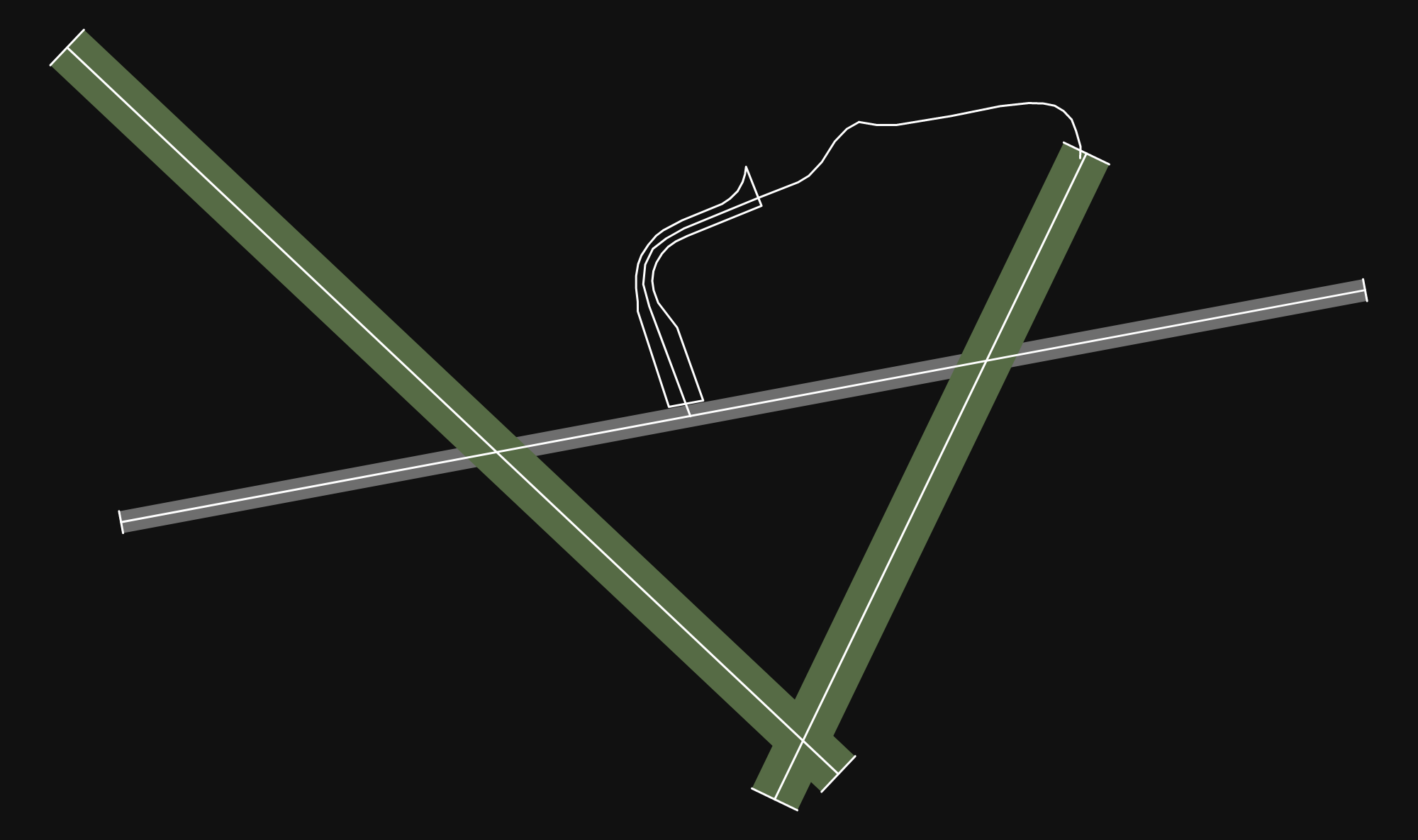 EGJA Alderney airport diagram — runways, taxiways and parking stands