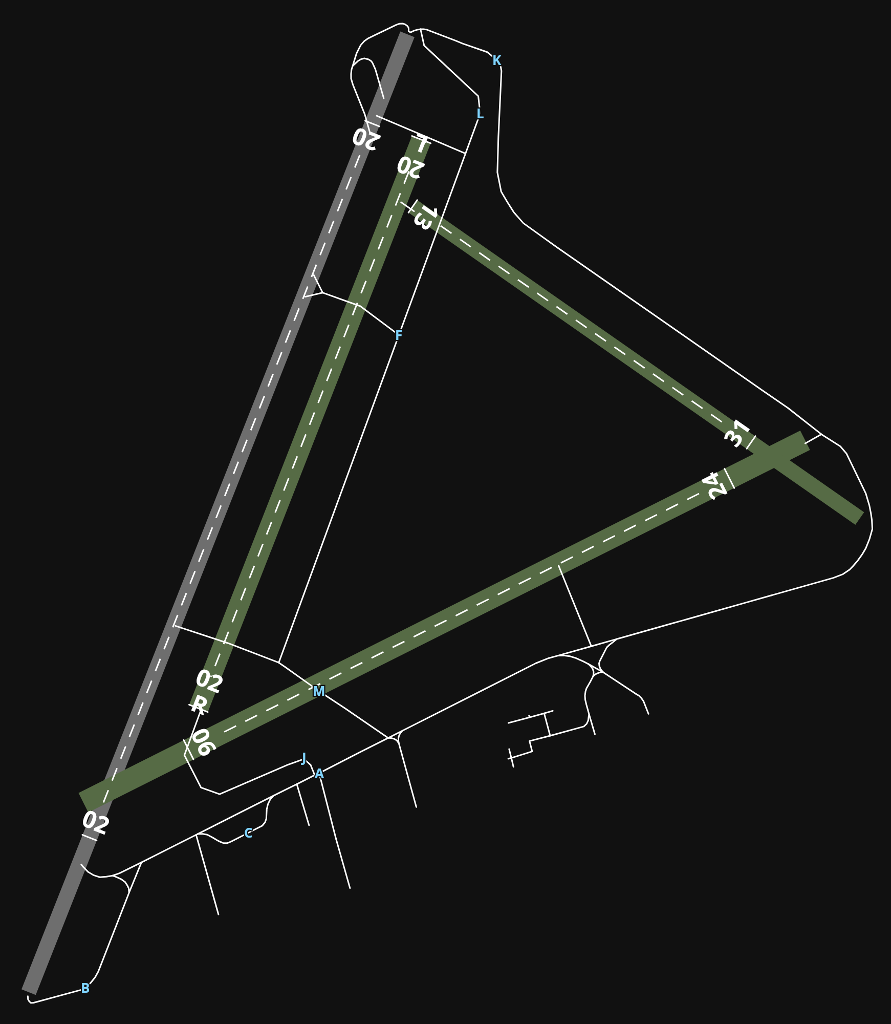 EGKA Brighton City Airport airport diagram — runways, taxiways and parking stands