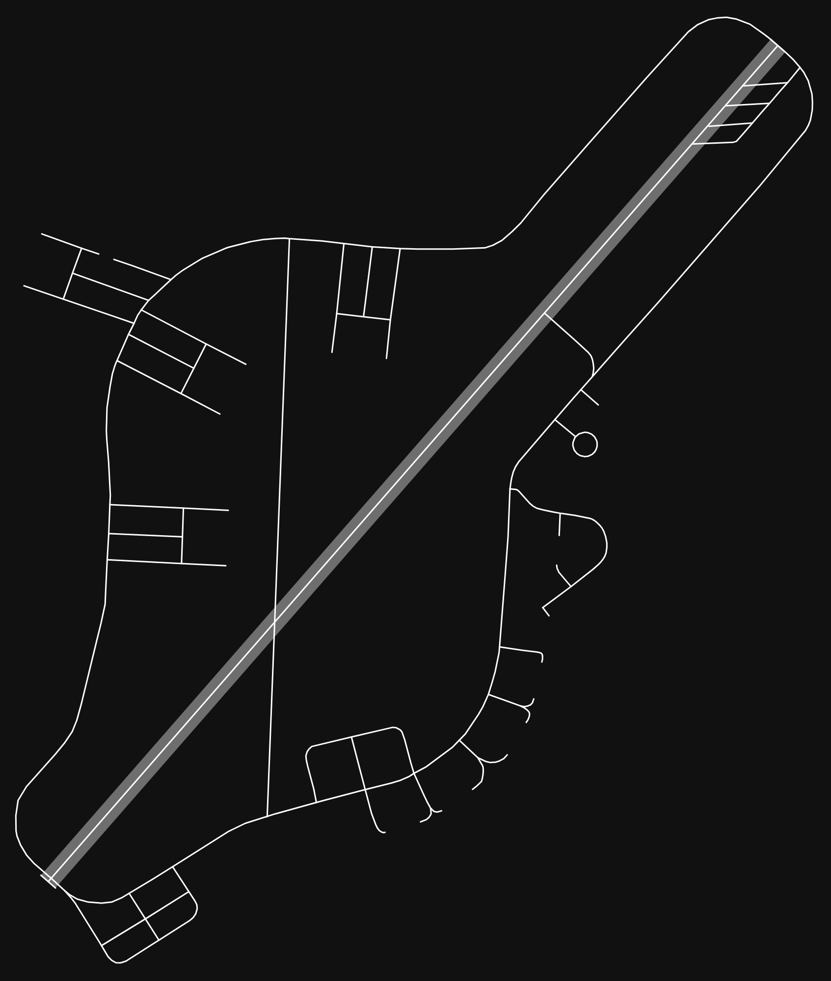 EGXP RAF Scampton airport diagram — runways, taxiways and parking stands
