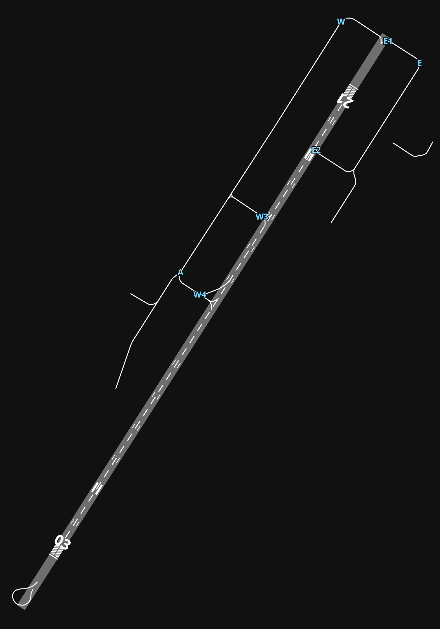 EHBK Maastricht Aachen Airport airport diagram — runways, taxiways and parking stands