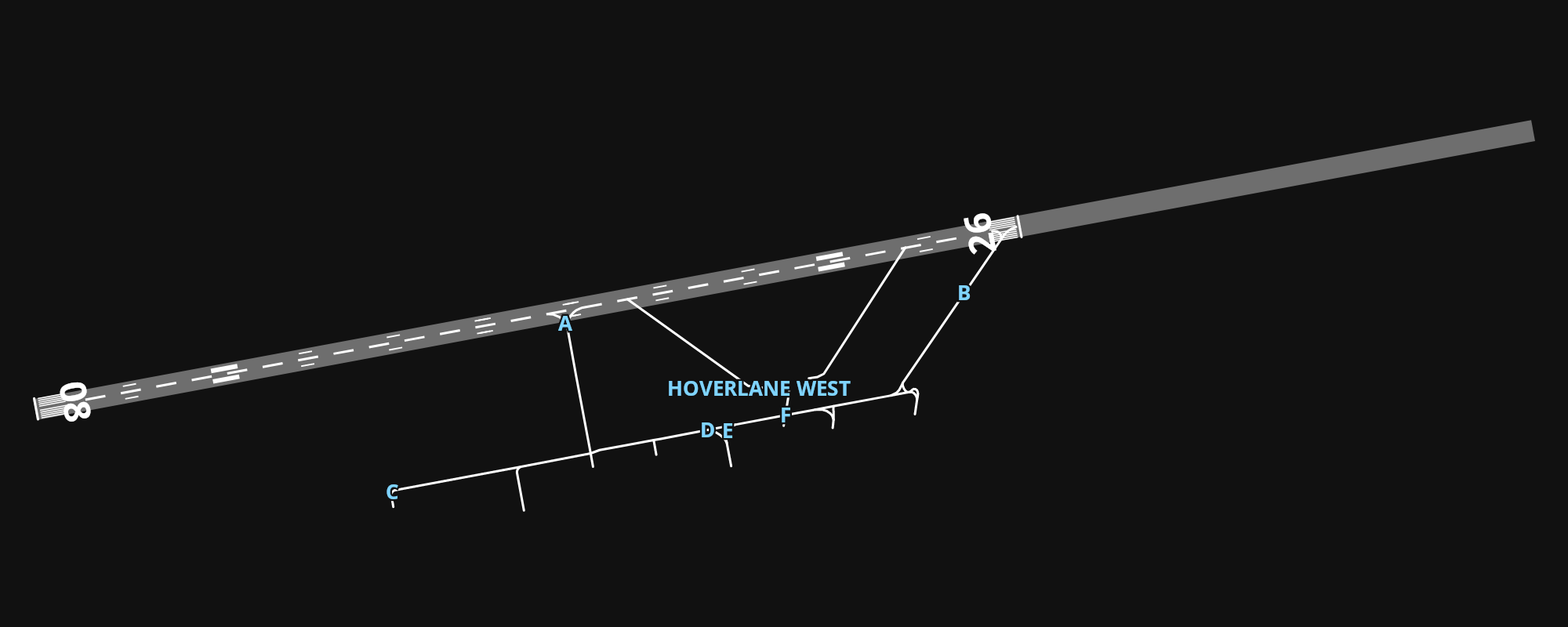 EKEB Esbjerg Airport airport diagram — runways, taxiways and parking stands