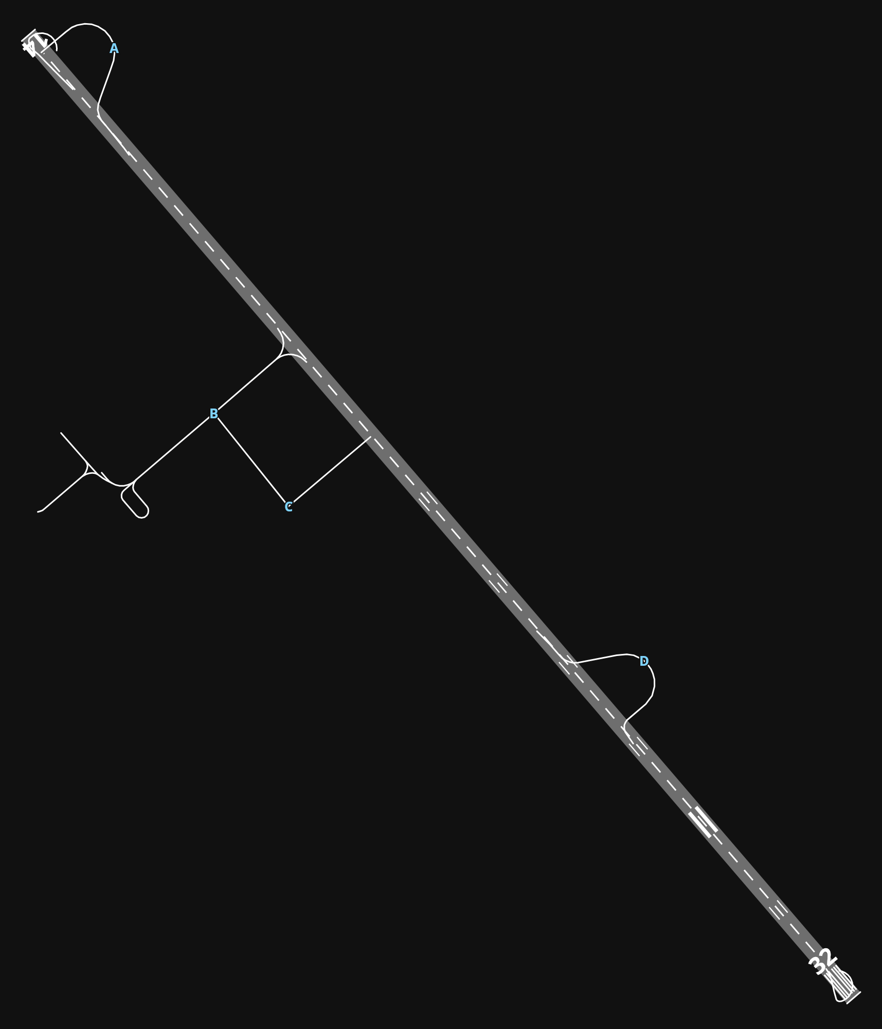 EKSB Sønderborg Airport airport diagram — runways, taxiways and parking stands