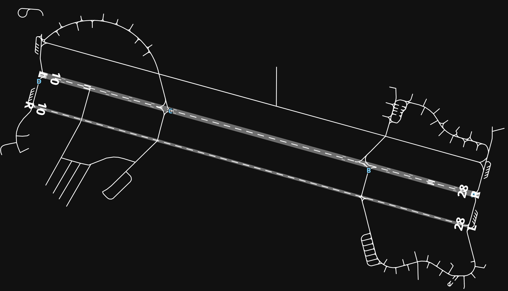 EKSP Skrydstrup Air Base airport diagram — runways, taxiways and parking stands