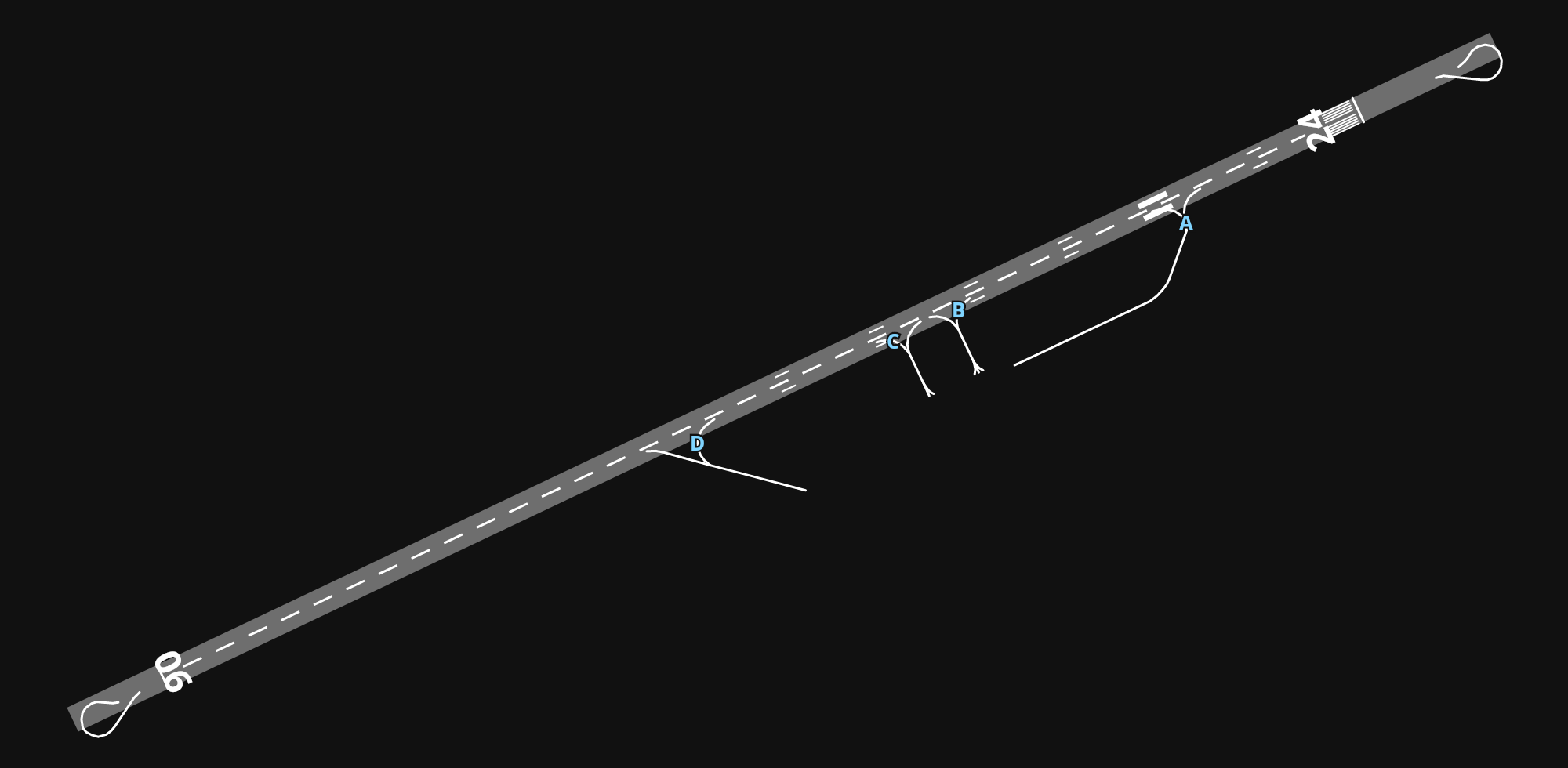 ENAL Ålesund Airport, Vigra airport diagram — runways, taxiways and parking stands