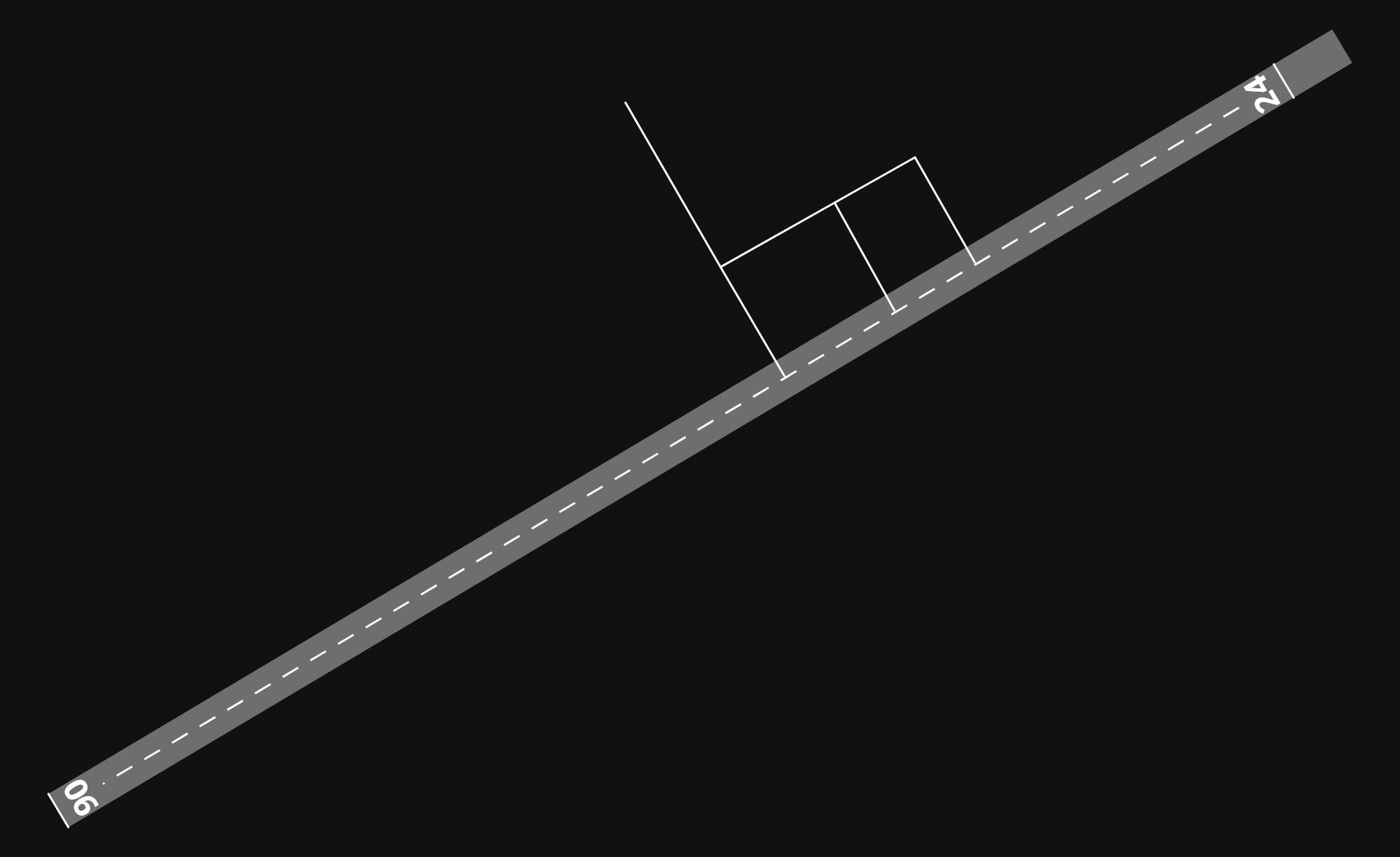 ENSG Sogndal Airport, Haukåsen airport diagram — runways, taxiways and parking stands