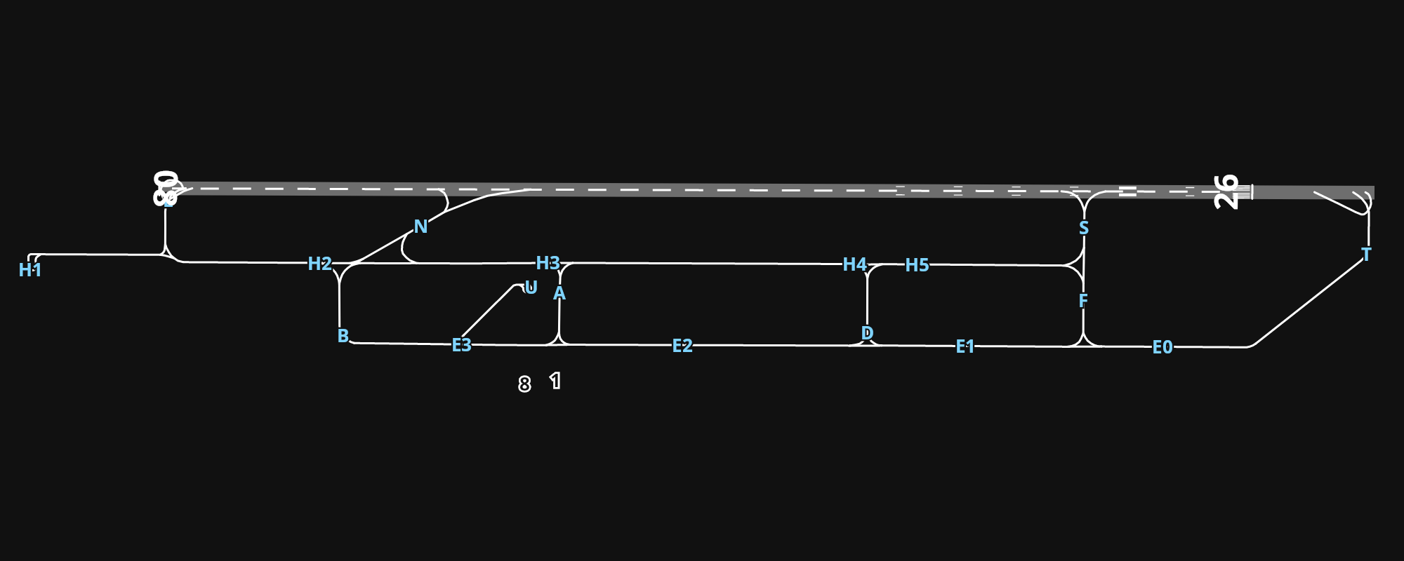 EPKT Katowice Wojciech Korfanty International Airport airport diagram — runways, taxiways and parking stands