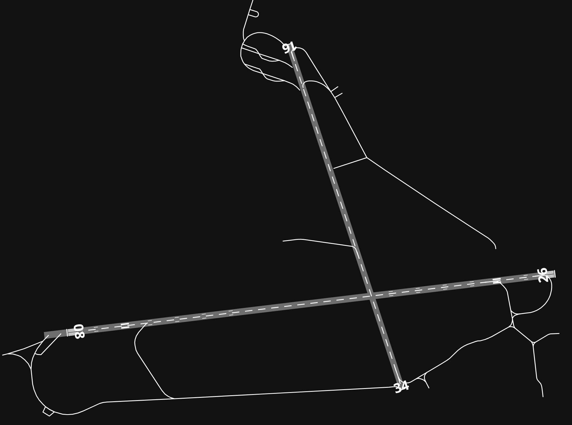 ESKN Skavsta airport diagram — runways, taxiways and parking stands