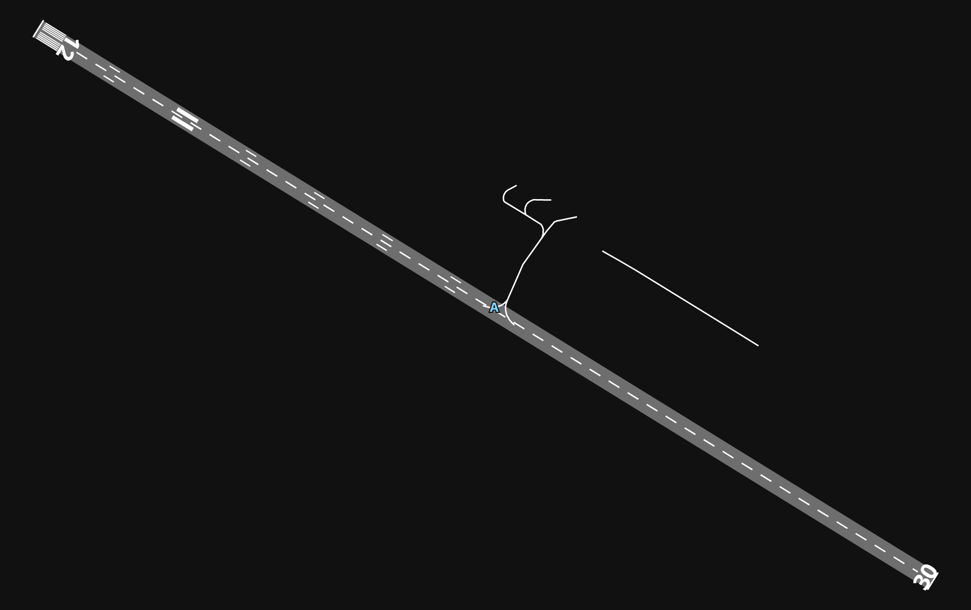 ESNO Ornskoldsvik airport diagram — runways, taxiways and parking stands