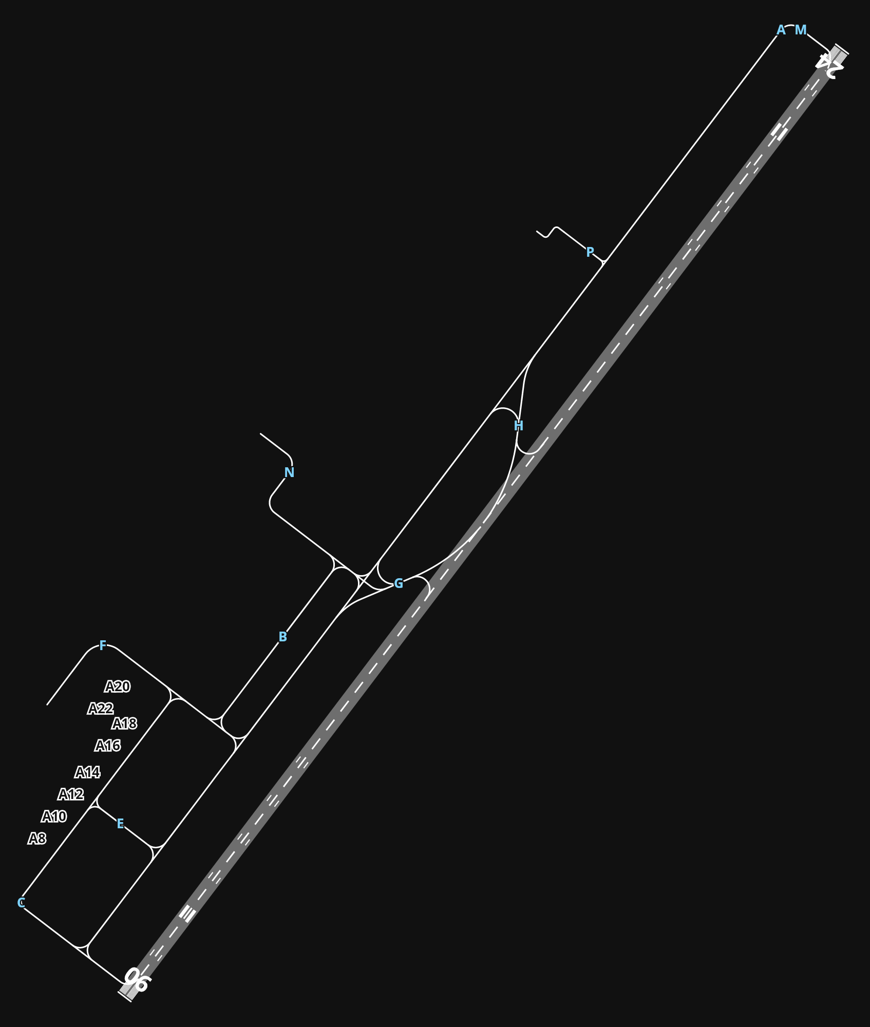 FALE King Shaka International Airport airport diagram — runways, taxiways and parking stands