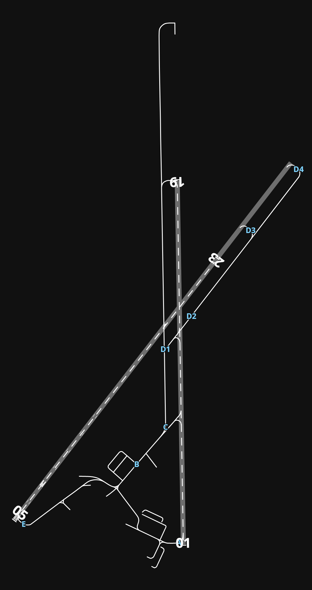 FAPP Polokwane Intl airport diagram — runways, taxiways and parking stands