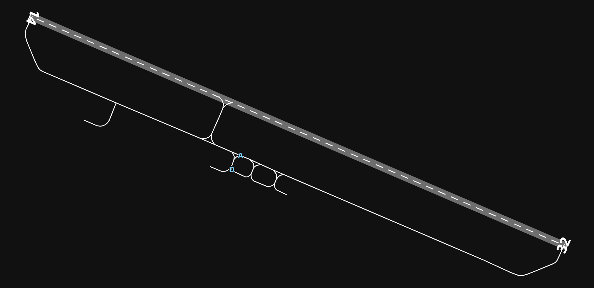 FAUT K.D. Matanzima airport diagram — runways, taxiways and parking stands