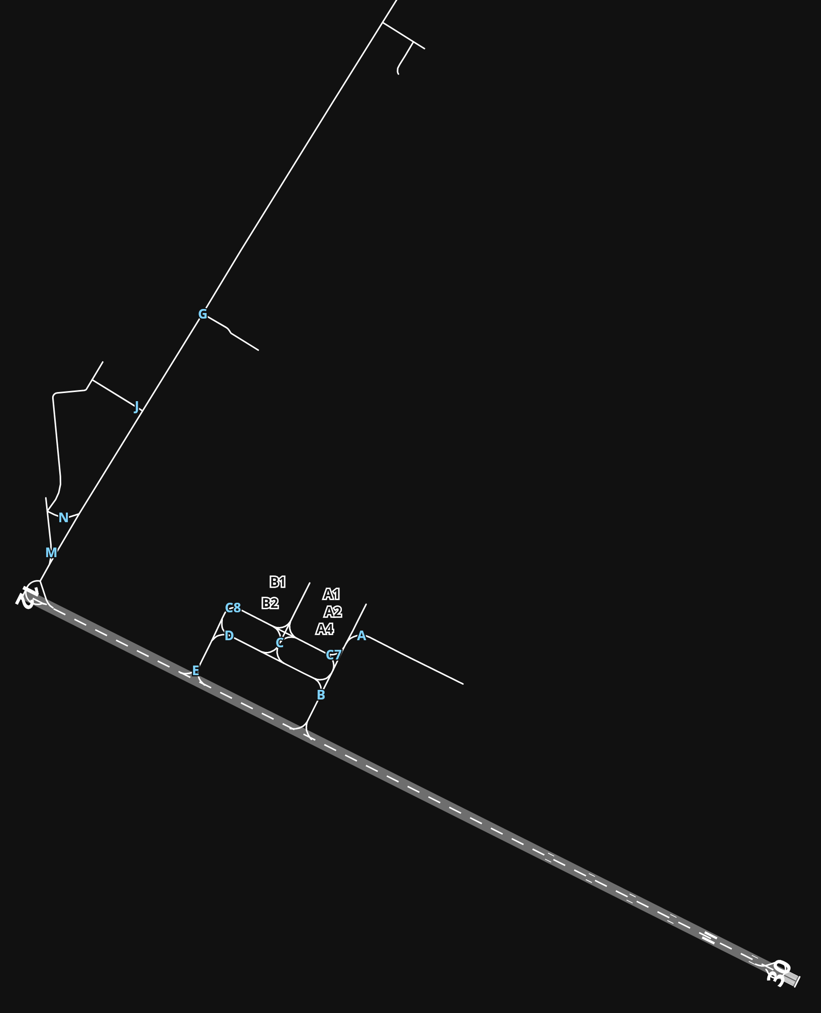 FKKD Douala International Airport airport diagram — runways, taxiways and parking stands