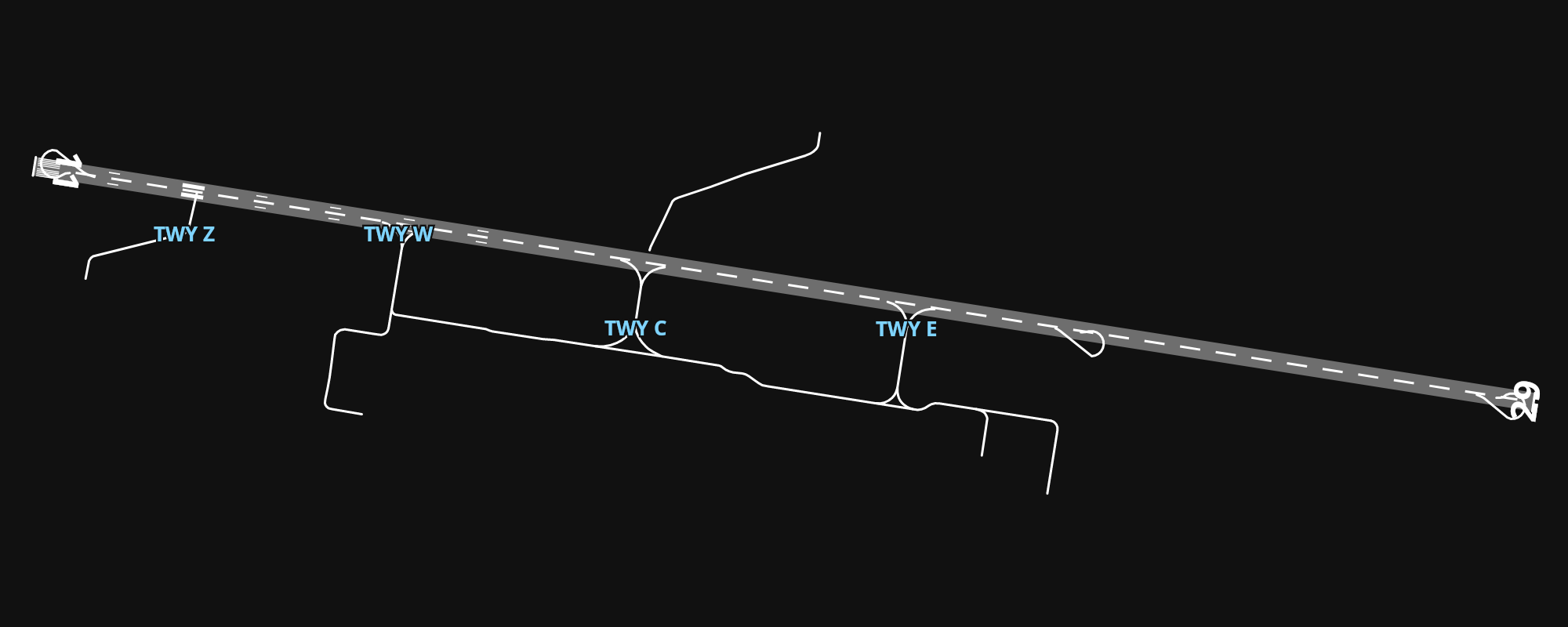 FMMI Ivato Airport airport diagram — runways, taxiways and parking stands