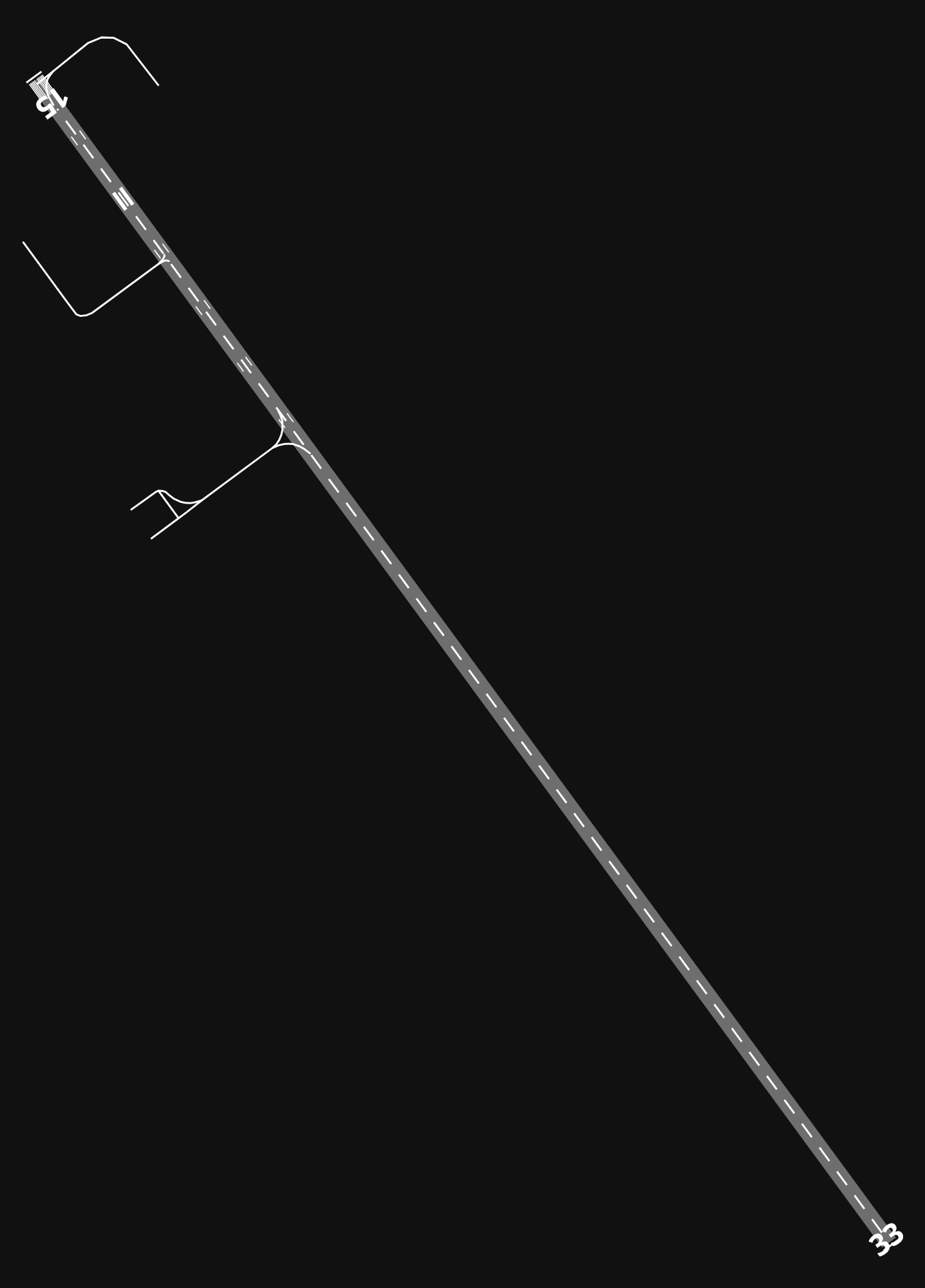 FOON M'vengue airport diagram — runways, taxiways and parking stands